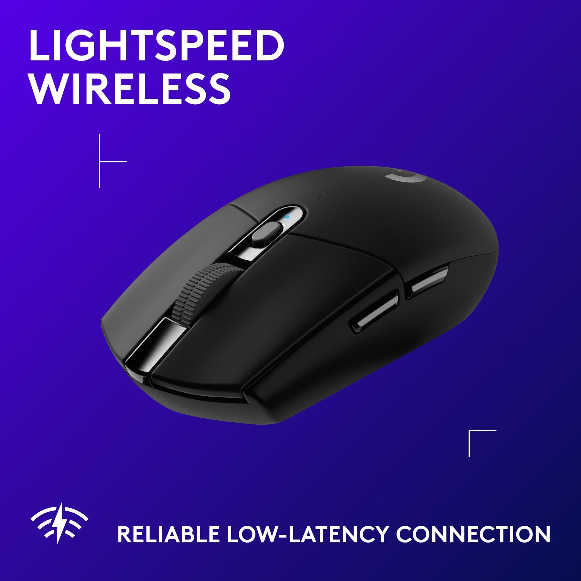 Logitech G305 Lightspeed Wireless Gaming Mouse - Black, view 3