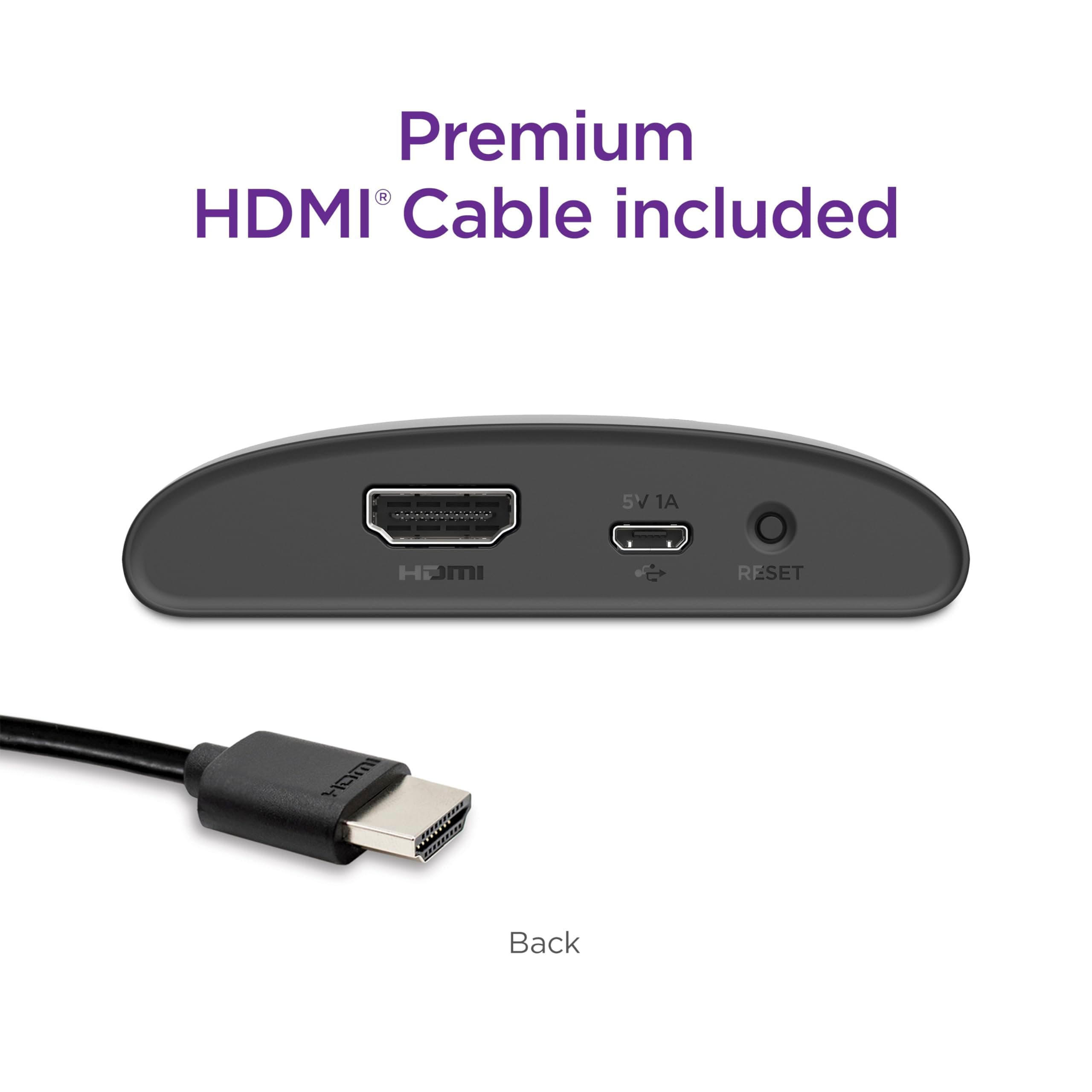 Roku Express 4K+ | Roku Streaming Device 4K/HDR with Voice Remote, Free & Live TV, view 3