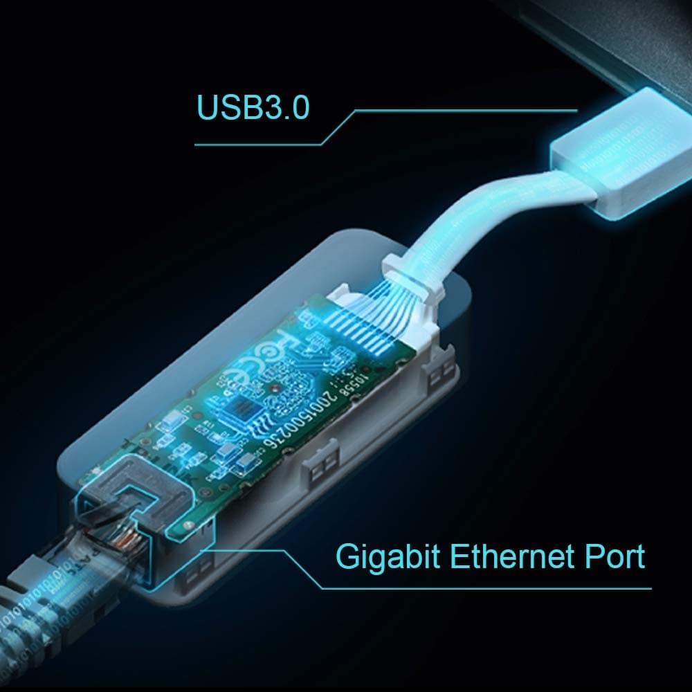 TP-Link UE300 v1. 0,"‹USB 3. 0 to Gigabit Ethernet Adapter, view 5