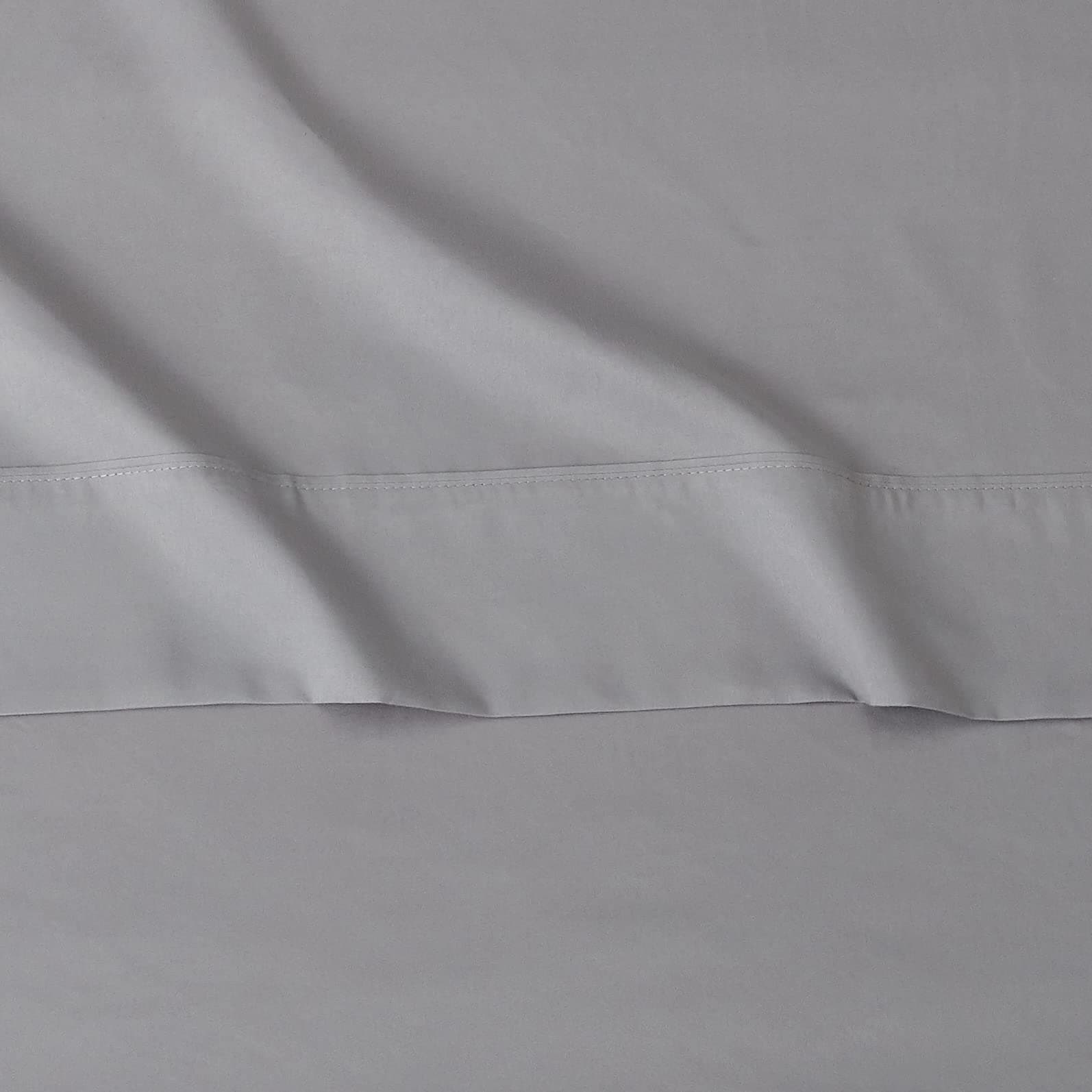 Amazon Basics Lightweight Super Soft, Wrinkle-Free, Breathable Luxury Microfiber 4 Piece Bed Sheet Set with 14-Inch Deep Pockets, Full, Dark Gray, Solid, view 4
