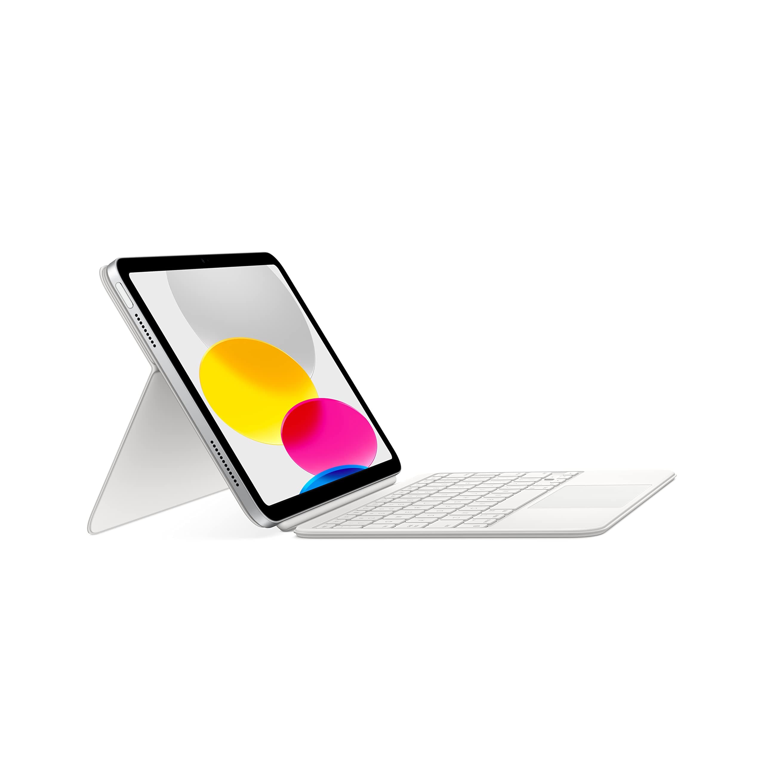 Apple Magic Keyboard Folio: iPad Keyboard and case for iPad (A16 and 10th Generation), Detachable Two-Piece Design that attaches magnetically, Built-in trackpad, US English – White, view 5