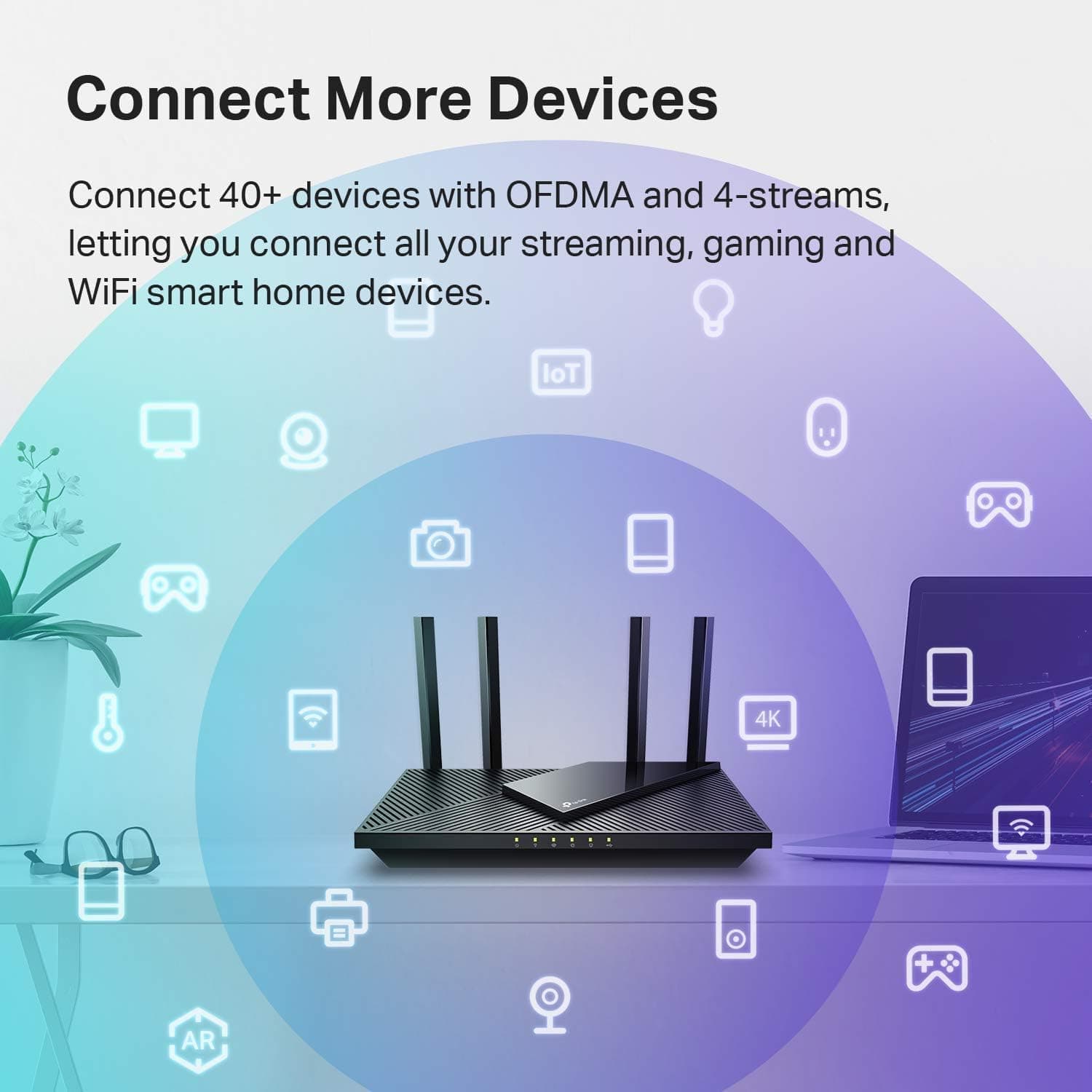 TP-Link AX1800 WiFi 6 Router (Archer AX21 V5), view 5