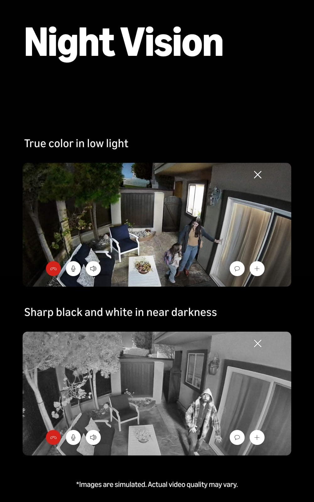 Ring Outdoor Cam 2K (newest model), Battery, Home or business security, Wide-Angle Retinal 2K Video, 6x Enhanced Zoom, Night Vision, White, view 3