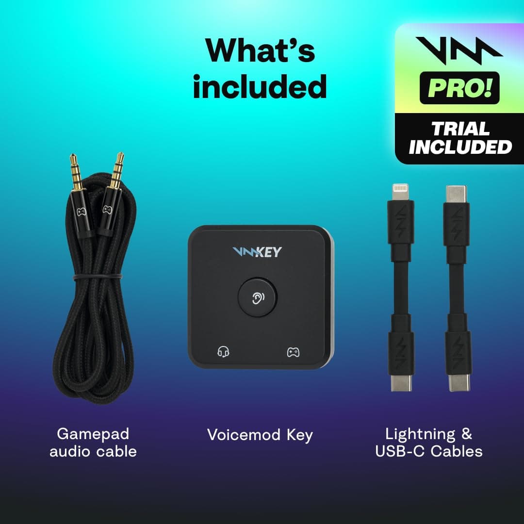 Voicemod Key AI Voice Changer | Compatible PS5, Xbox, Quest, Device Only, view 9