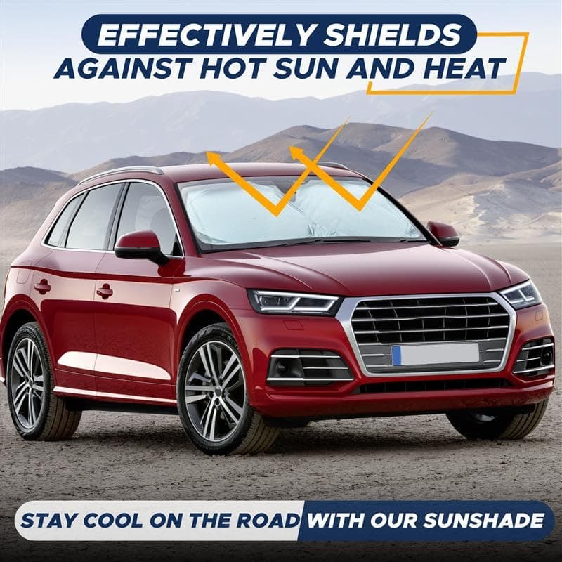 EcoNour Car Windshield Sun Shade, Front Window Sun Blocker for SUVs,Sedan, view 6