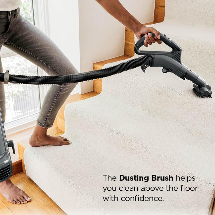Shark AZ2002 Vertex Powered Lift-Away Upright Vacuum with DuoClean PowerFins, Self-Cleaning Brushroll, Large Dust Cup, Pet Crevice Tool, Dusting Brush & Power Brush, Silver/Rose Gold, view 5