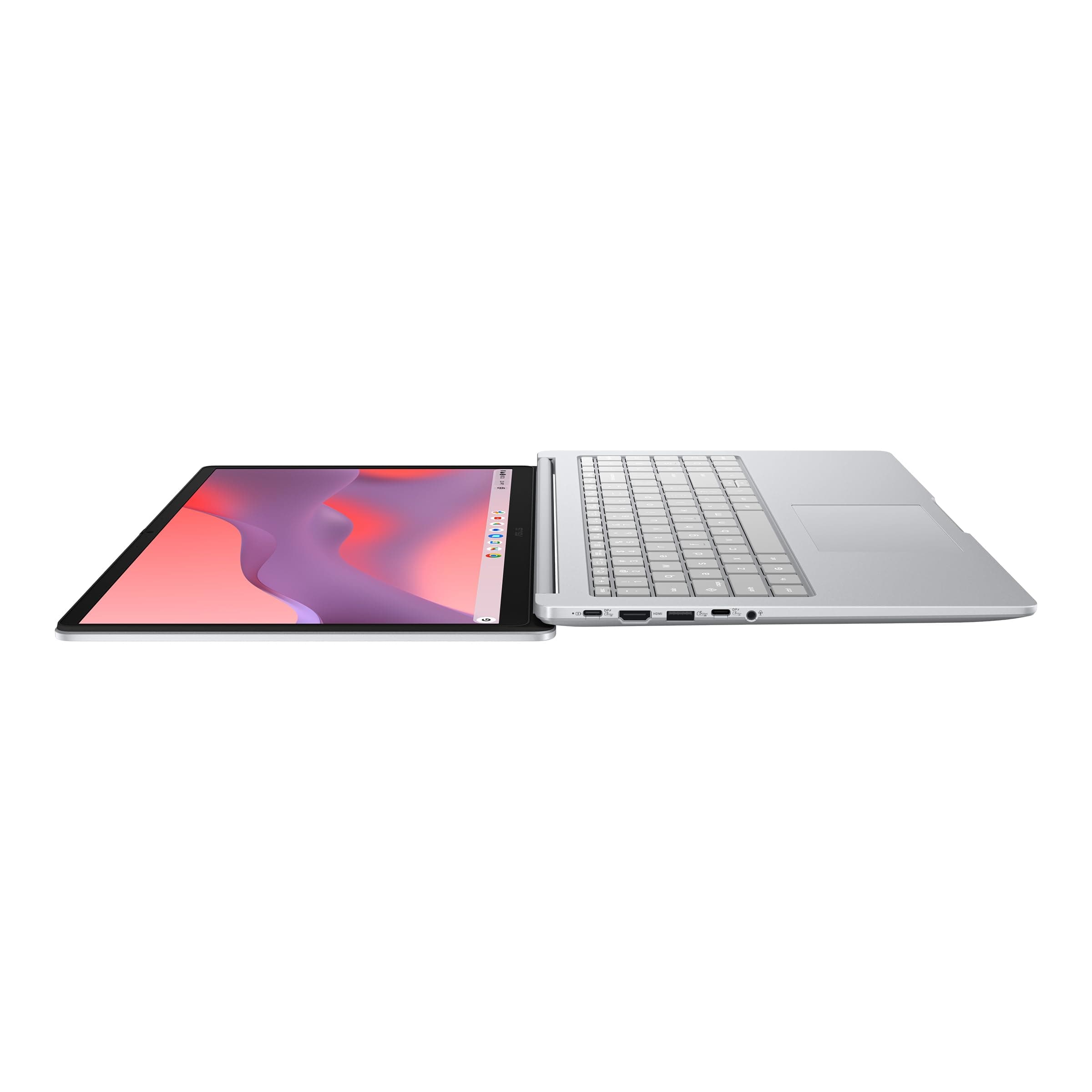 ASUS Chromebook CX15 Laptop, 15.6" FHD Anti-Glare Display, Intel® Processor N50, 128GB Storage, 8GB RAM, ChromeOS, Pure Grey, CX1505CTA-AS88F-PG, view 4