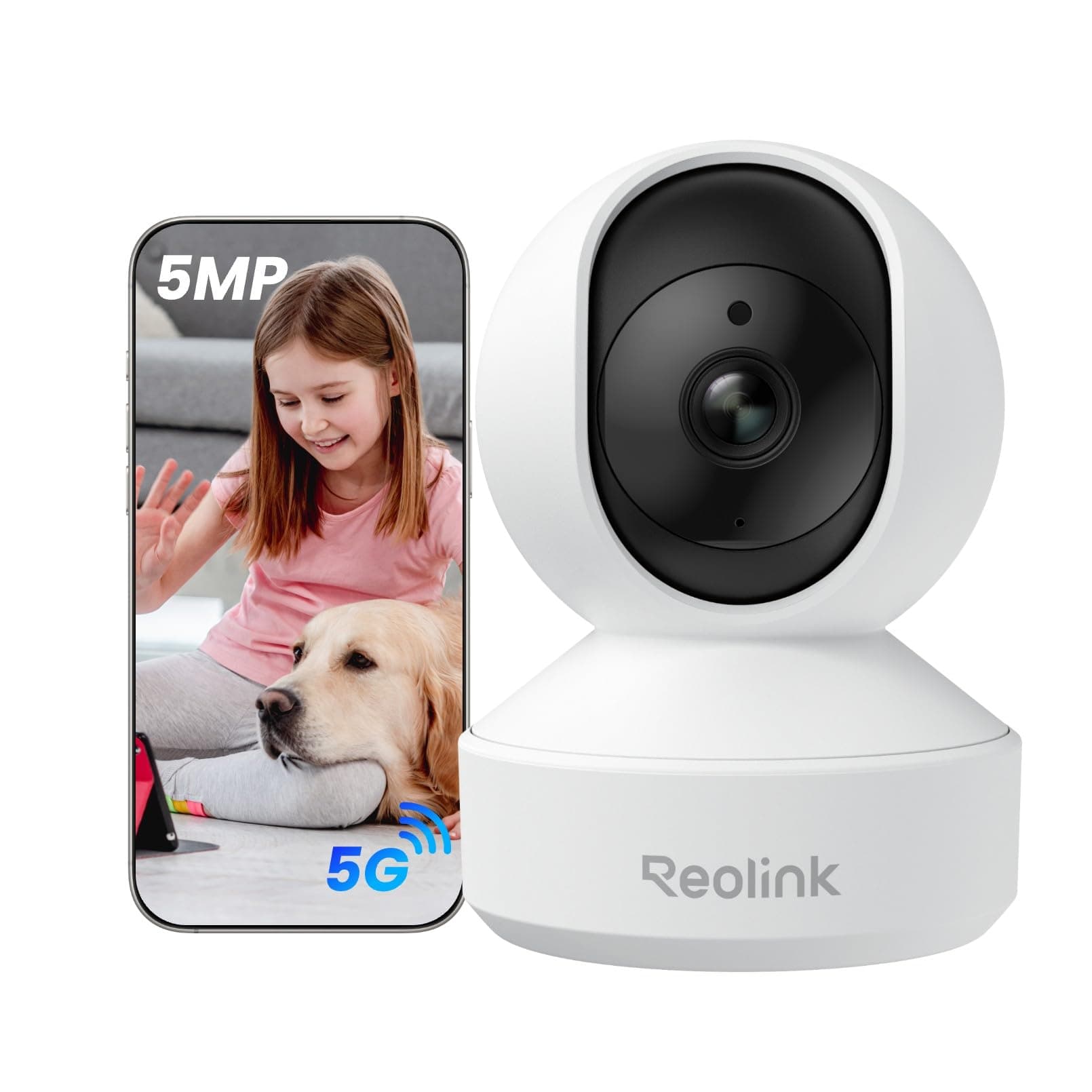 REOLINK E1 Pro 3K Dual-Band Wi-Fi Indoor Camera for Baby & Pet Monitoring