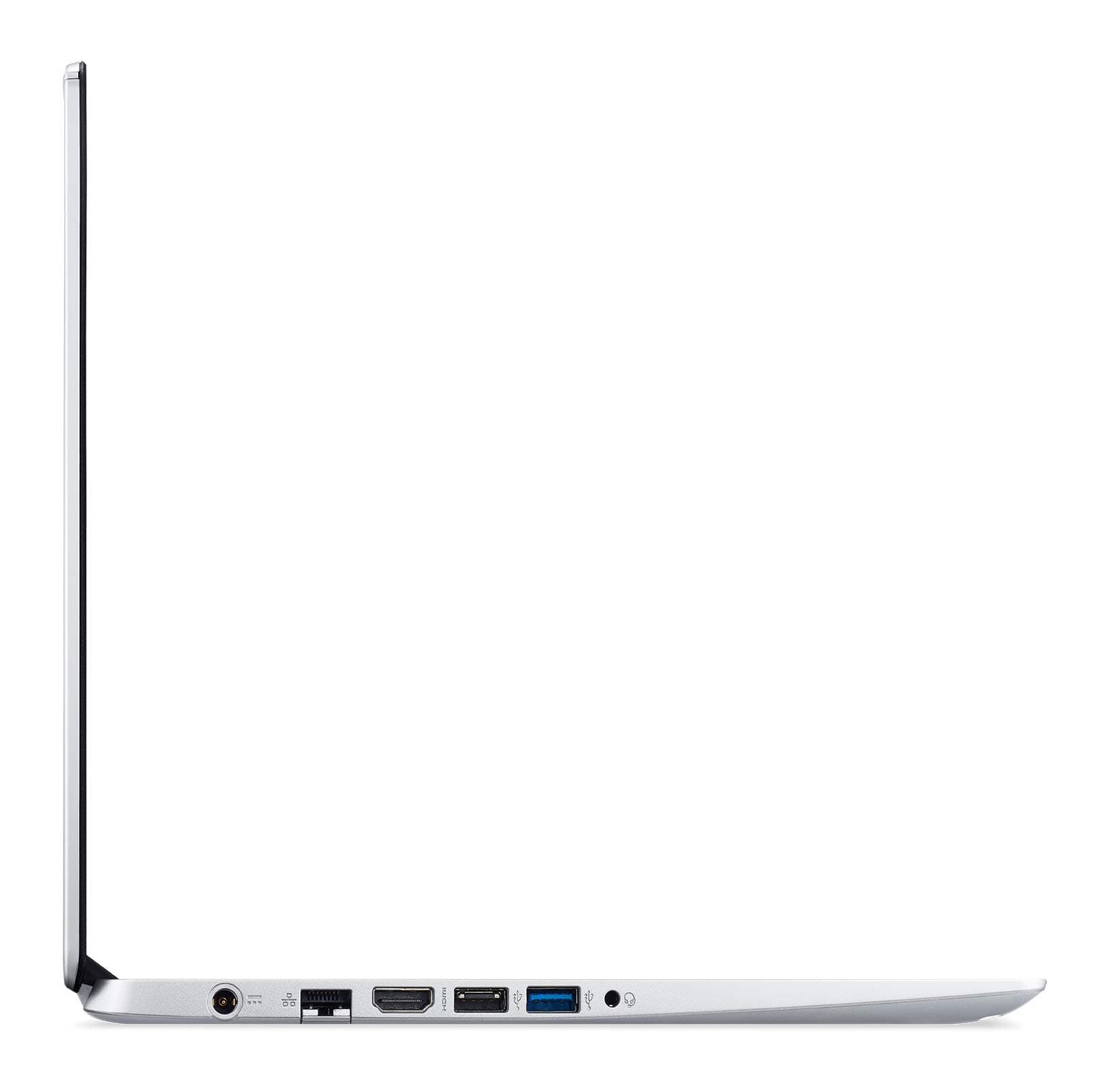 acer Aspire 5 Slim Laptop, 15.6 inches Full HD IPS Display, AMD Ryzen 3 3200U, Vega 3 Graphics, 4GB DDR4, 128GB SSD, Backlit Keyboard, Windows 10 in S Mode, A515-43-R19L, Silver, view 9