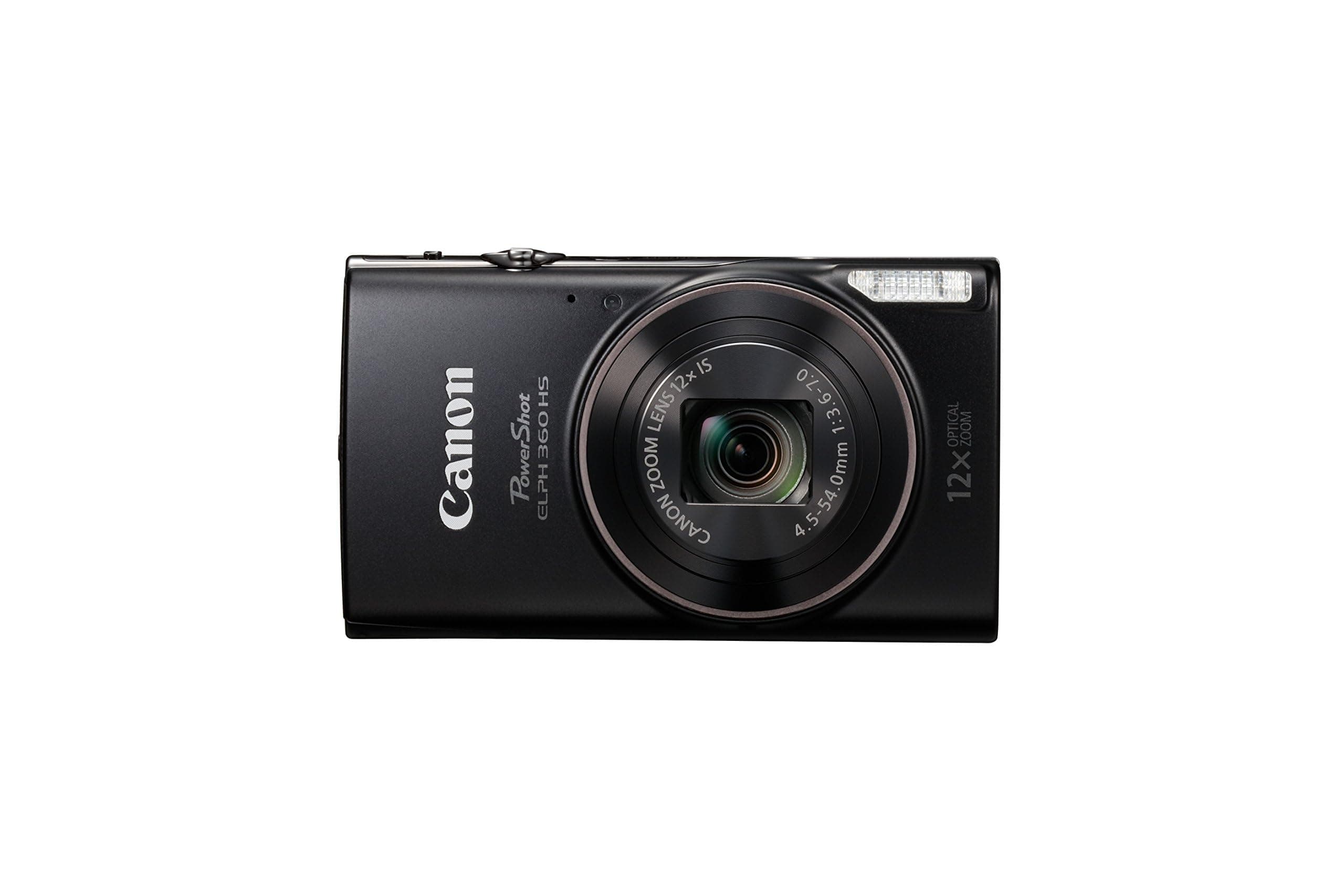 Canon PowerShot ELPH 360 Digital Camera w/ 12x Optical Zoom and Image Stabilization - Wi-Fi & NFC Enabled (Black), view 5