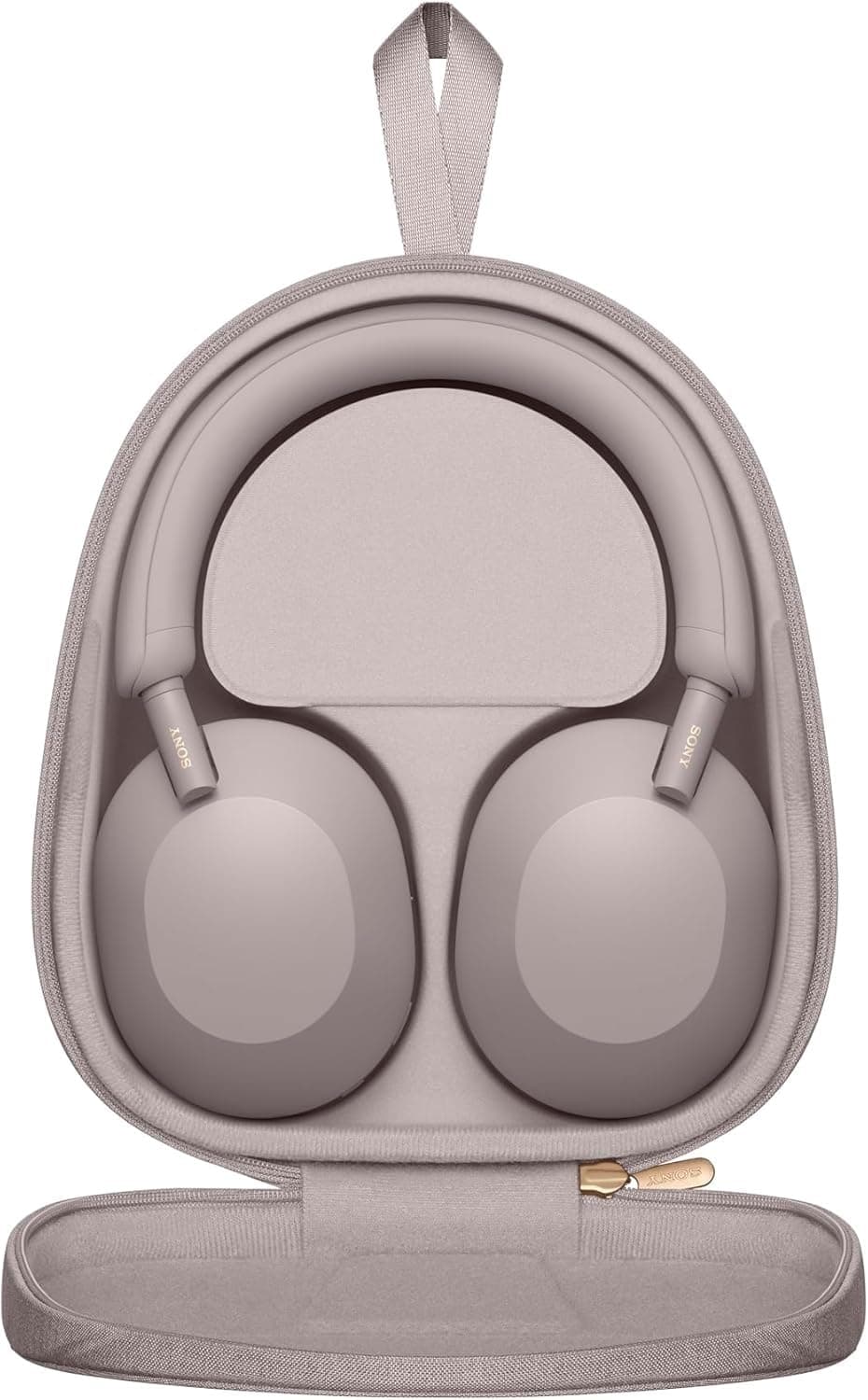 Sony - WH1000XM5 Wireless Noise-Canceling Over-the-Ear Headphones - Smoky Pink, view 2