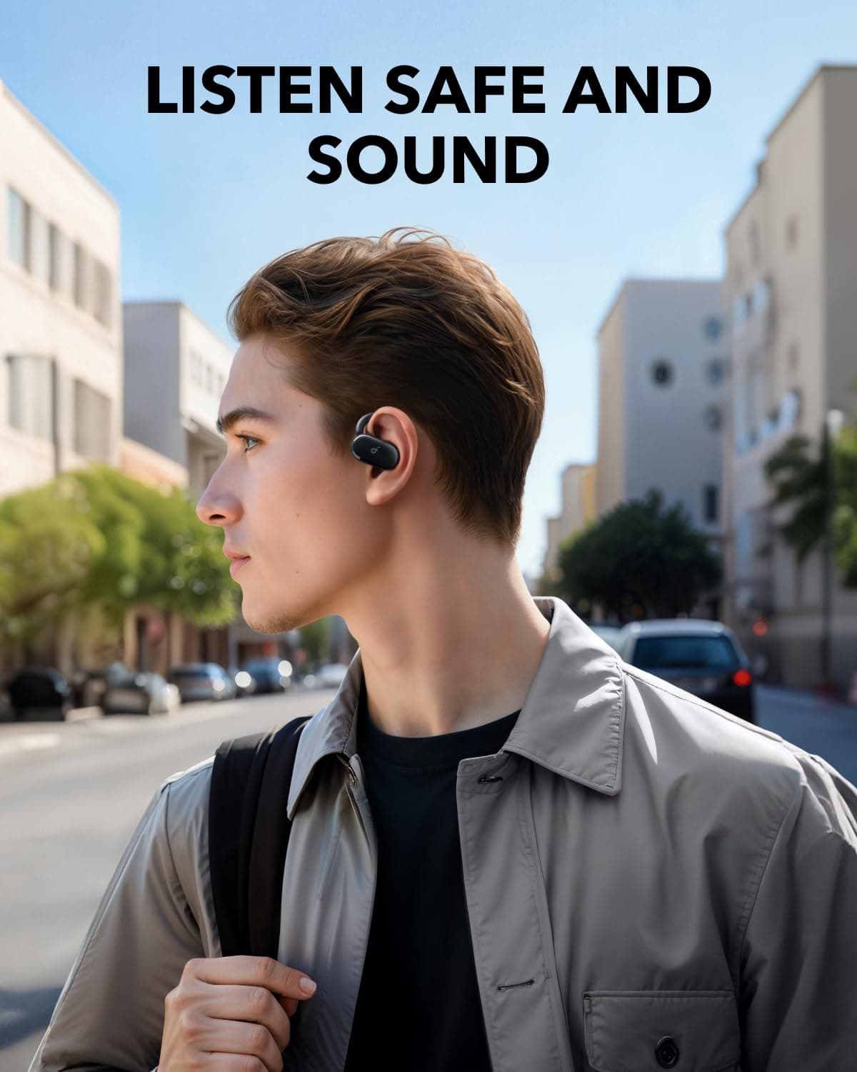 Soundcore V20i by Anker Open Ear Earbuds, Open Ear Headphones True Wireless, view 4