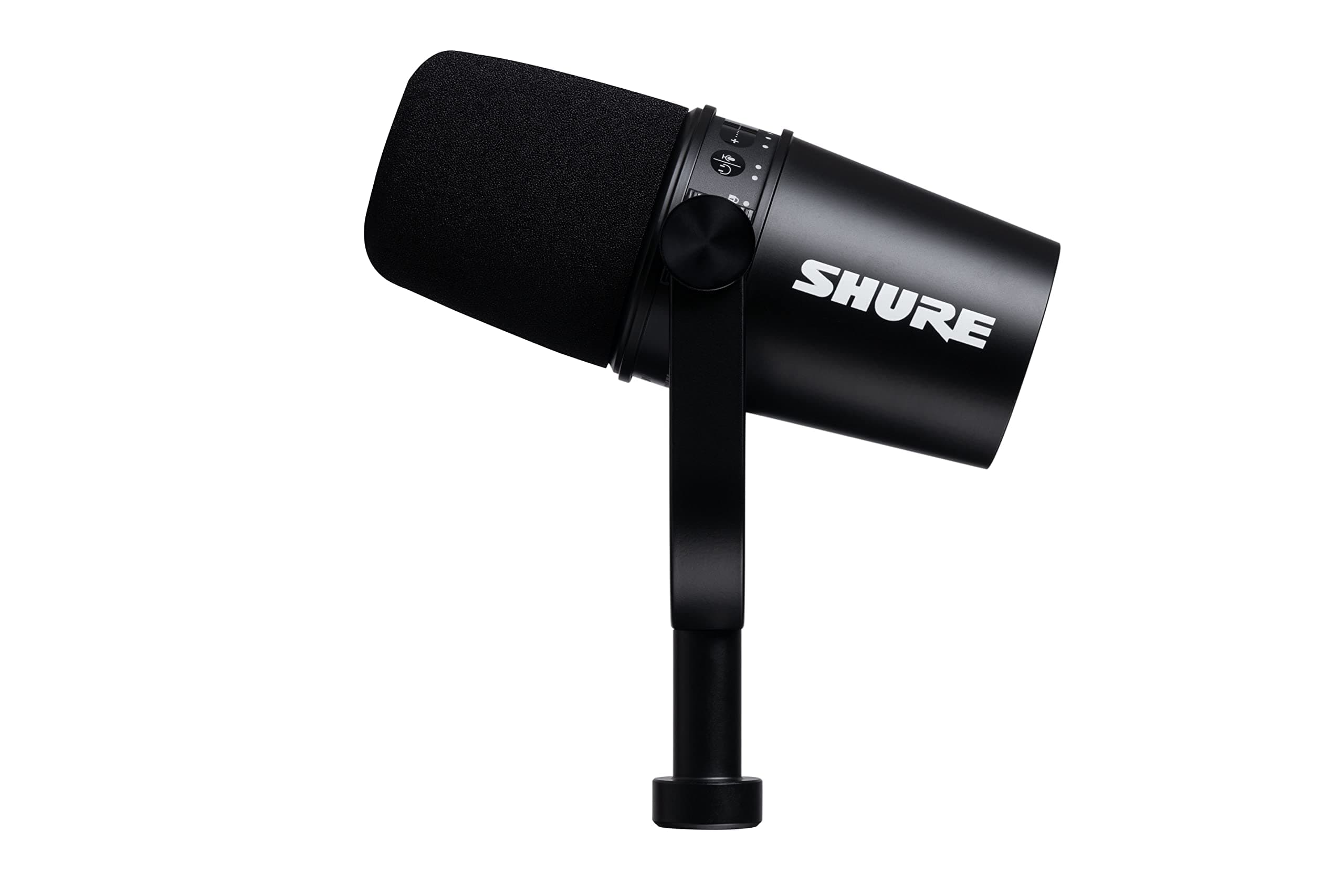 Shure MV7 USB Podcast Microphone for Podcasting, Recording, Live Streaming & Gaming, Built-in Headphone Output, All Metal USB/XLR Dynamic Mic, Voice-Isolating Technology, TeamSpeak Certified - Black, view 10