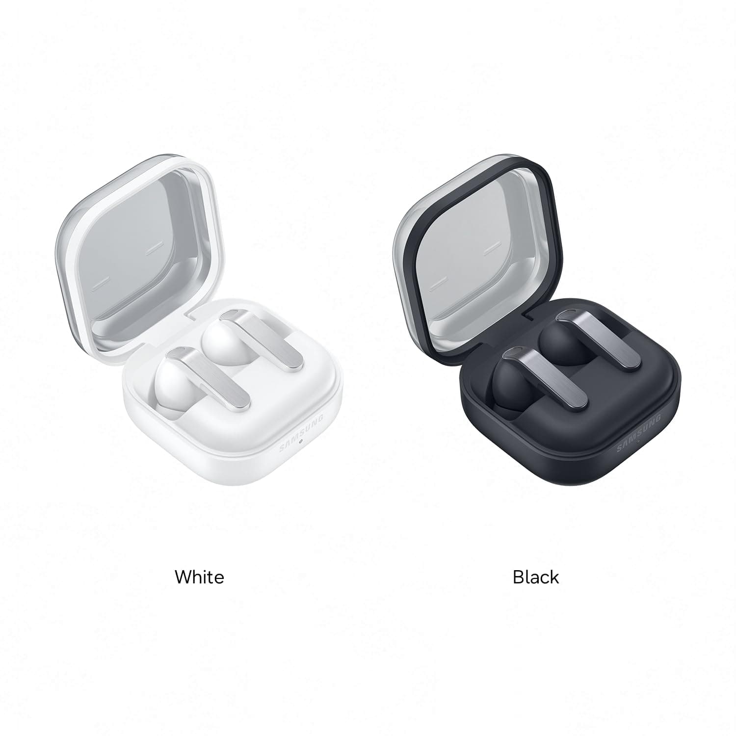 Samsung Galaxy Buds4 Pro, Kabellose Hi-Fi Bluetooth-Kopfhörer, 2-Wege-Lautsprecher, Geräuschunterdrückung per Adaptive Noise Cancelling, In-Ear-Ohrhörer, 360 Audio, AI Agent mit Sprachsteuerung, Black, view 3