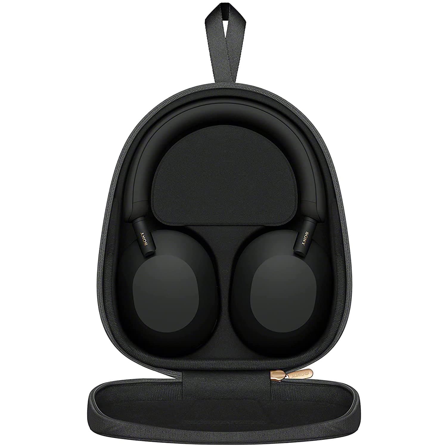 Sony WH1000XM5/B Wireless Noise Canceling Headphones (Black) Bundle with Deco Gear Pro Audio Headphone Stand + Microfiber Cleaning Cloth, view 8