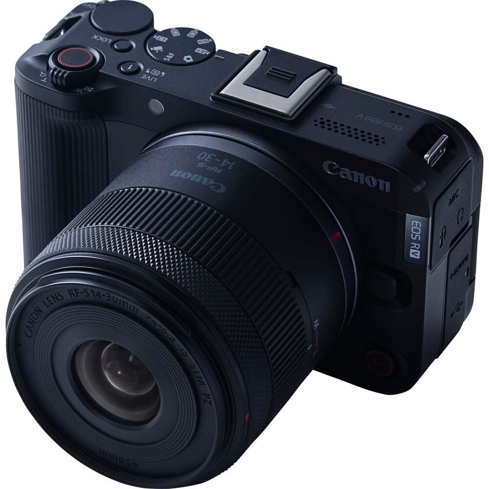 Canon EOS R50 V Mirrorless Camera with 14-30mm Lens Bundle, view 2