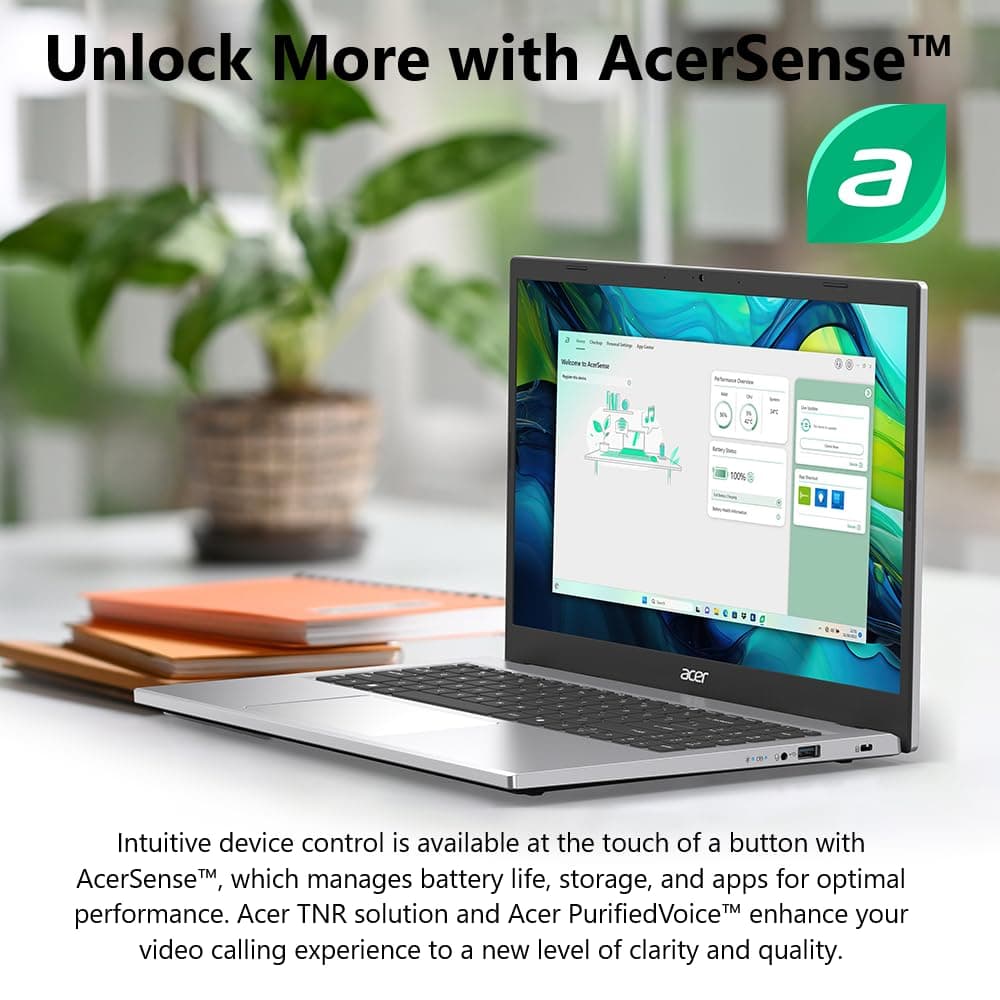 Acer Aspire Go 15 AI Ready Laptop | 15.6" FHD (1920 x 1080) IPS Display | AMD Ryzen 7 7730U | AMD Radeon Graphics | 16GB DDR4 | 512GB PCIe Gen4 SSD | Wi-Fi 6 | Windows 11 Home | AG15-42P-R9FW, view 13
