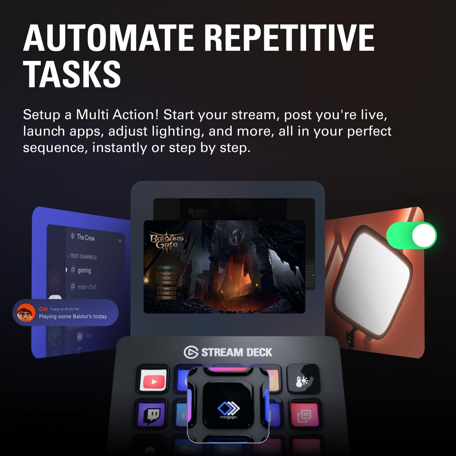 Elgato Stream Deck MK.2 Studio Controller, 15 Macro Keys, view 5