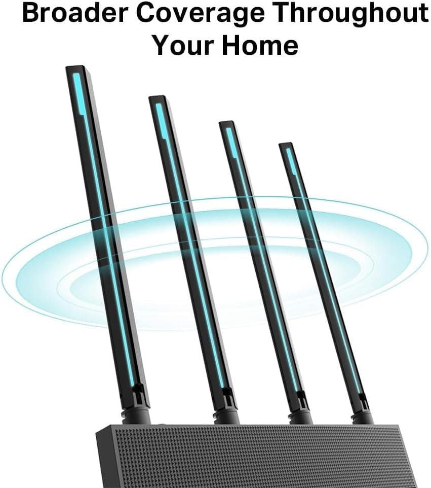 TP-Link AC1900 Wireless MU-MIMO WiFi Router - Dual Band Gigabit Wireless Internet Routers for Home, Parental Contorls & QS, Beamforming (Archer C80), view 7