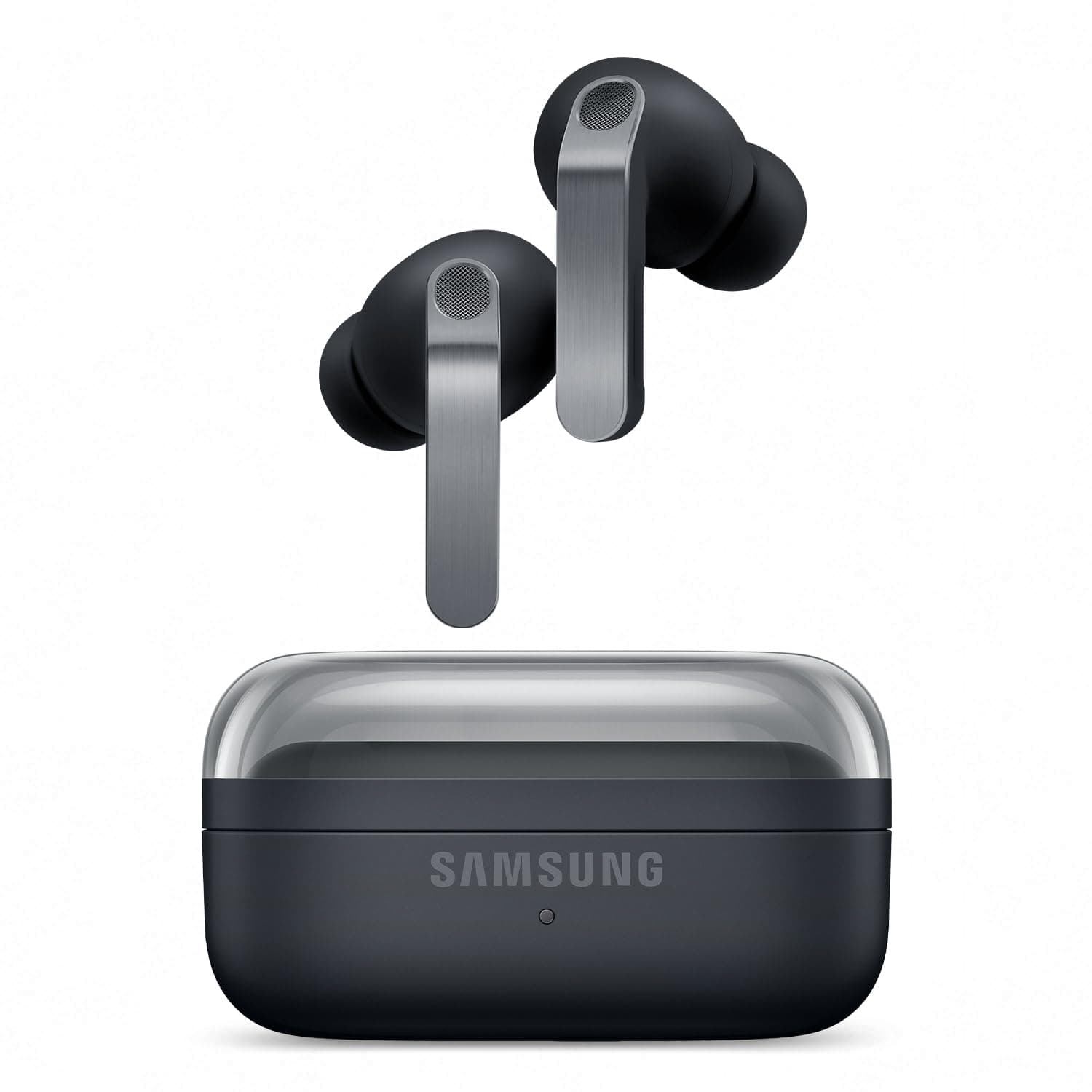 Samsung Galaxy Buds4 Pro, Kabellose Hi-Fi Bluetooth-Kopfhörer, 2-Wege-Lautsprecher, Geräuschunterdrückung per Adaptive Noise Cancelling, In-Ear-Ohrhörer, 360 Audio, AI Agent mit Sprachsteuerung, Black