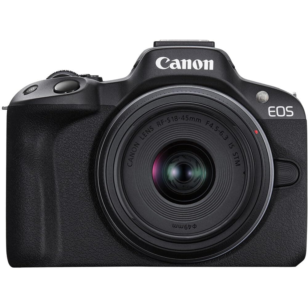 Canon EOS R50 Mirrorless Camera with 18-45mm Lens (5811C012) Bundle, view 6