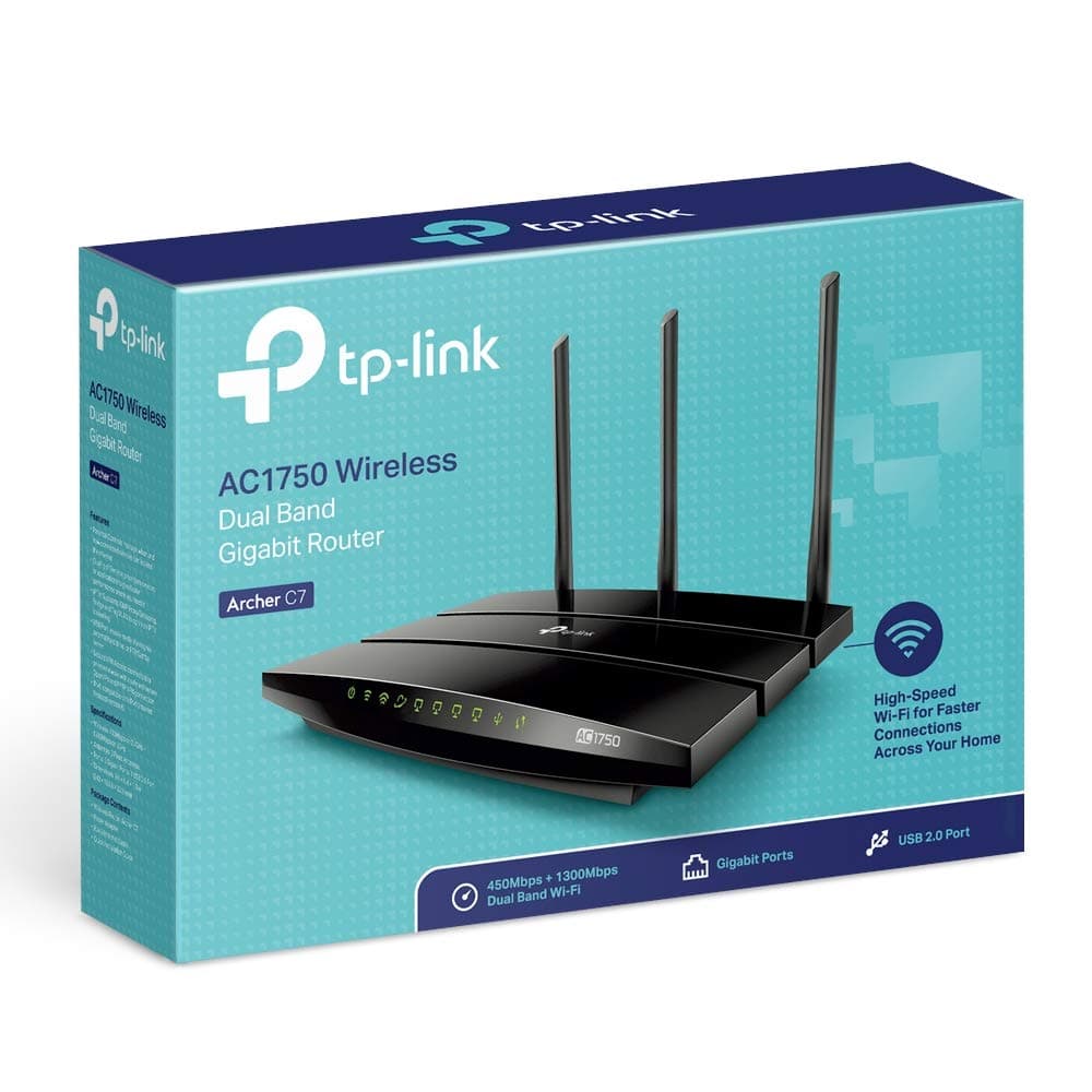 tp-link WiFi Router AC1750 Wireless Dual Band Gigabit (Archer C7), Router-AC1750, view 4