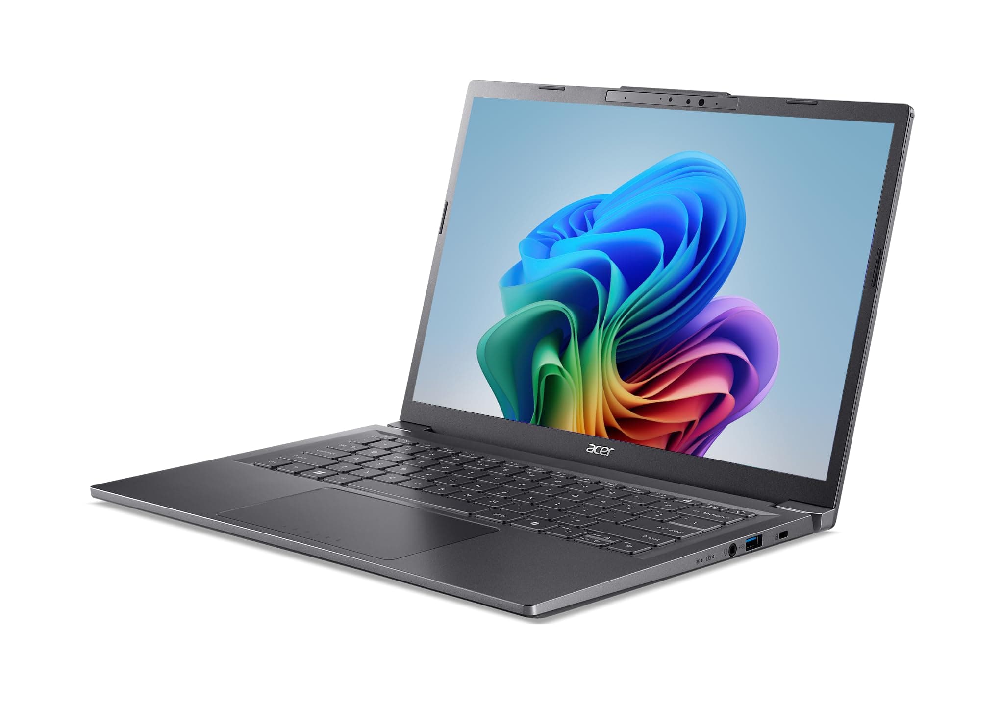 Acer Aspire 14 AI Copilot+ PC | 14" WUXGA Display | Intel Core Ultra 5 Processor 226V | NPU: Up to 40 Tops - GPU: Up to 53 Tops | Intel ARC 130V | 16GB LPDDR5X | 512GB SSD | Wi-Fi 6E | A14-52M-51S1, view 14