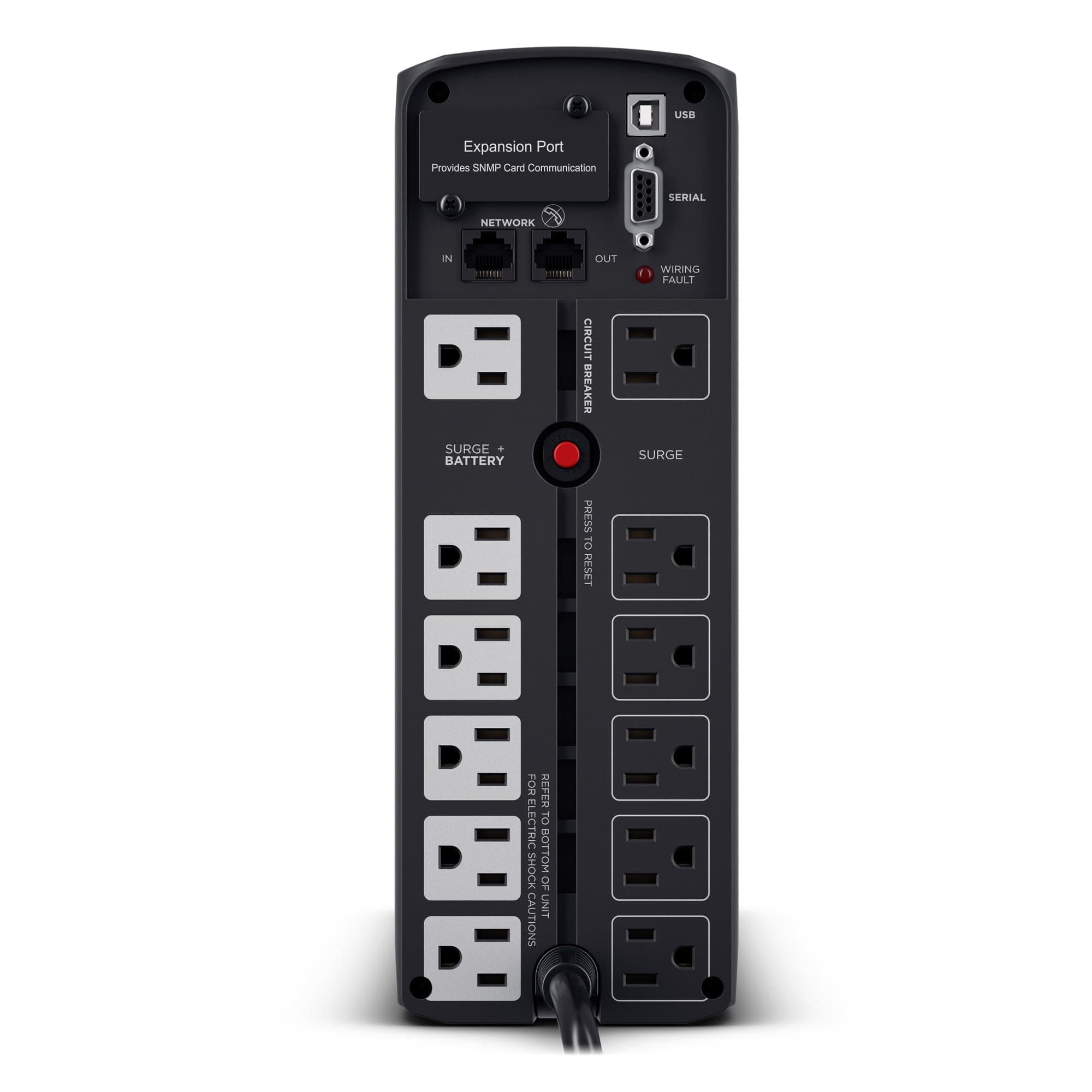 CyberPower CP1500PFCLCD PFC Sinewave UPS Battery Backup and Surge Protector, view 2