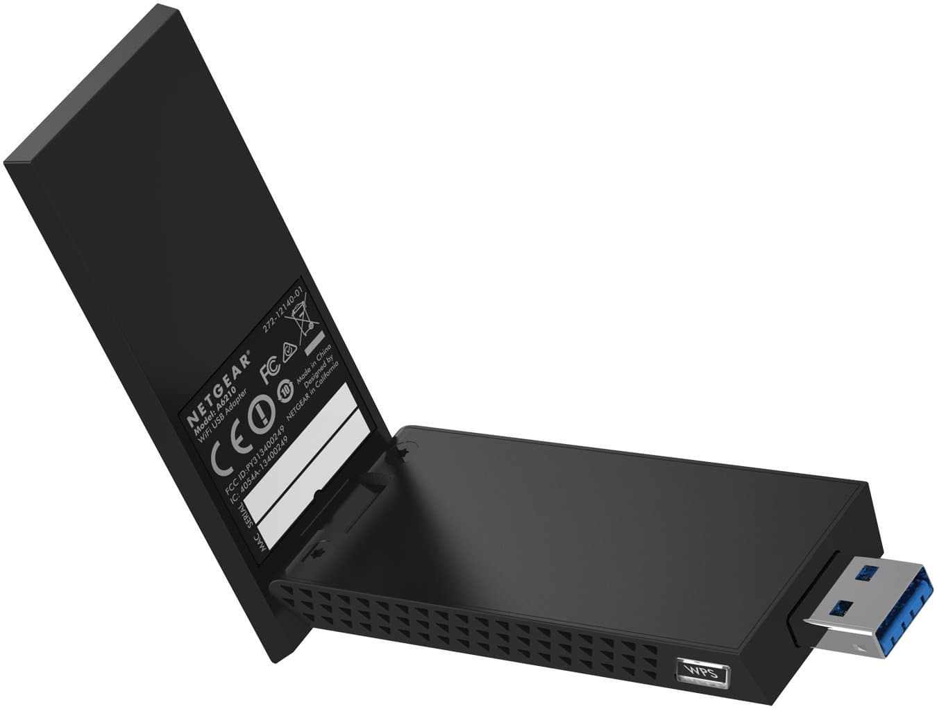 NETGEAR AC1200 Wi-Fi USB 3.0 Adapter for Desktop PC | Dual Band WiFi Stick for Wireless Internet (A6210-100PAS), view 3