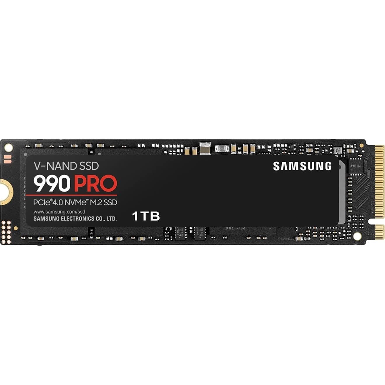 Samsung SSD 990 PRO 1TB, PCIe 4.0 M.2 2280, Up to 7,450 MB/s