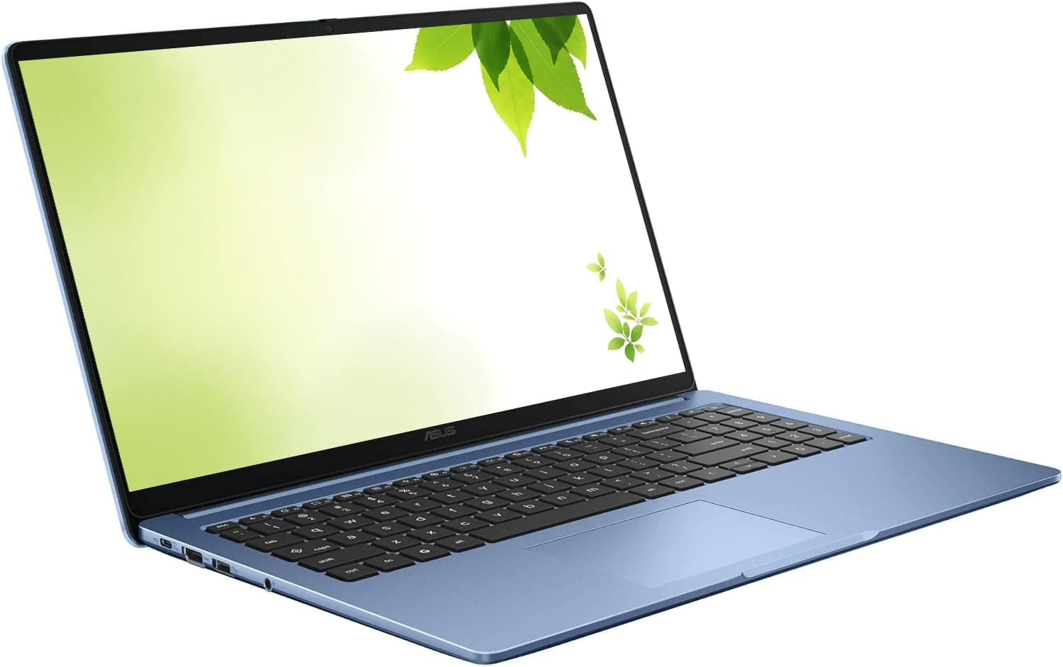 ASUS 2026 15" FHD IPS Chromebook, Intel Processor Up to 2.80GHz, 4GB DDR4, 128GB Storage, HDMI, Super-Fast WiFi, Chrome OS, Pastel Blue, Renewed, view 3
