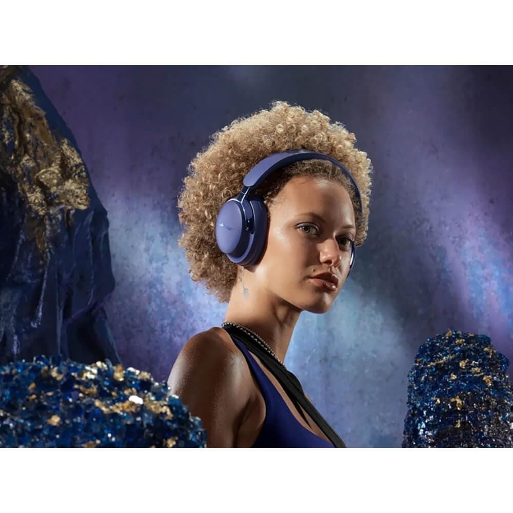 Bose QuietComfort Ultra Headphones 2nd Gen Midnight Violet White Smoke with AUDIOTRENDS Bundle Wireless Bluetooth Noise Cancelling Over Ear Headphones Immersive Audio, view 8