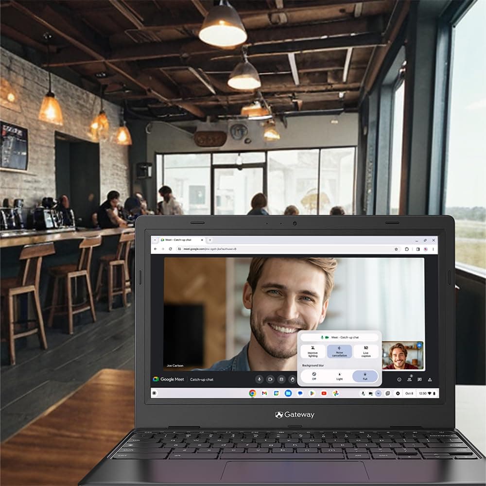 Acer Gateway Chromebook 311 CBO311-1H-C1MX Laptop | Intel Celeron N4500 | 11.6" HD (1366 x 768) Display | 4GB LPDDR4X | 64GB eMMC | Wi-Fi 5 802.11ac | Chrome OS | Star Black, view 12