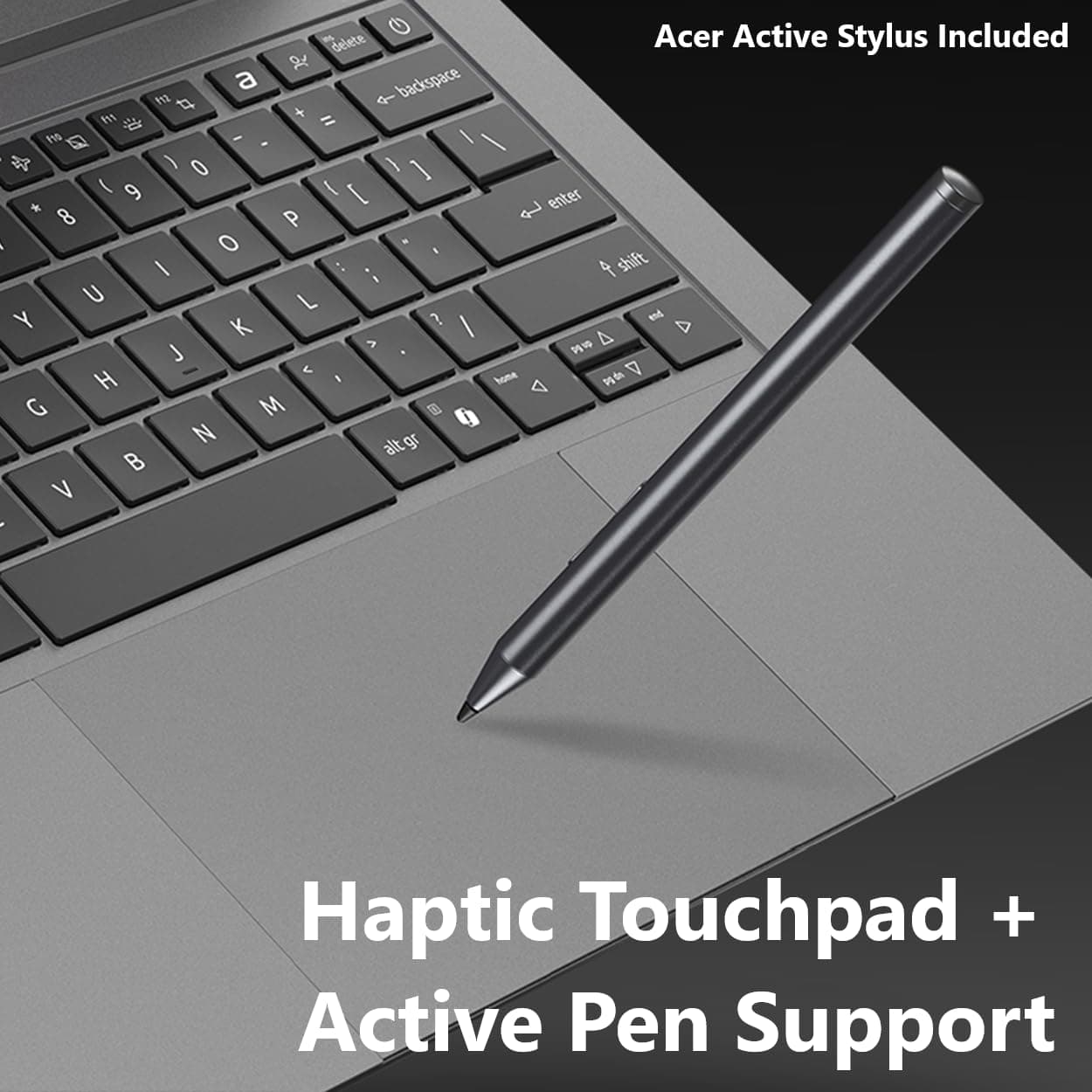 Acer Swift X 14 Laptop | 14.5" 3K OLED Gorilla Glass 120Hz Touch Display | Intel Core Ultra 7 Processor 255H | NVIDIA GeForce RTX 5050 | 16GB LPDDR5X | 1TB SSD | Haptic Touchpad | SFX14-73G-71XL, view 8