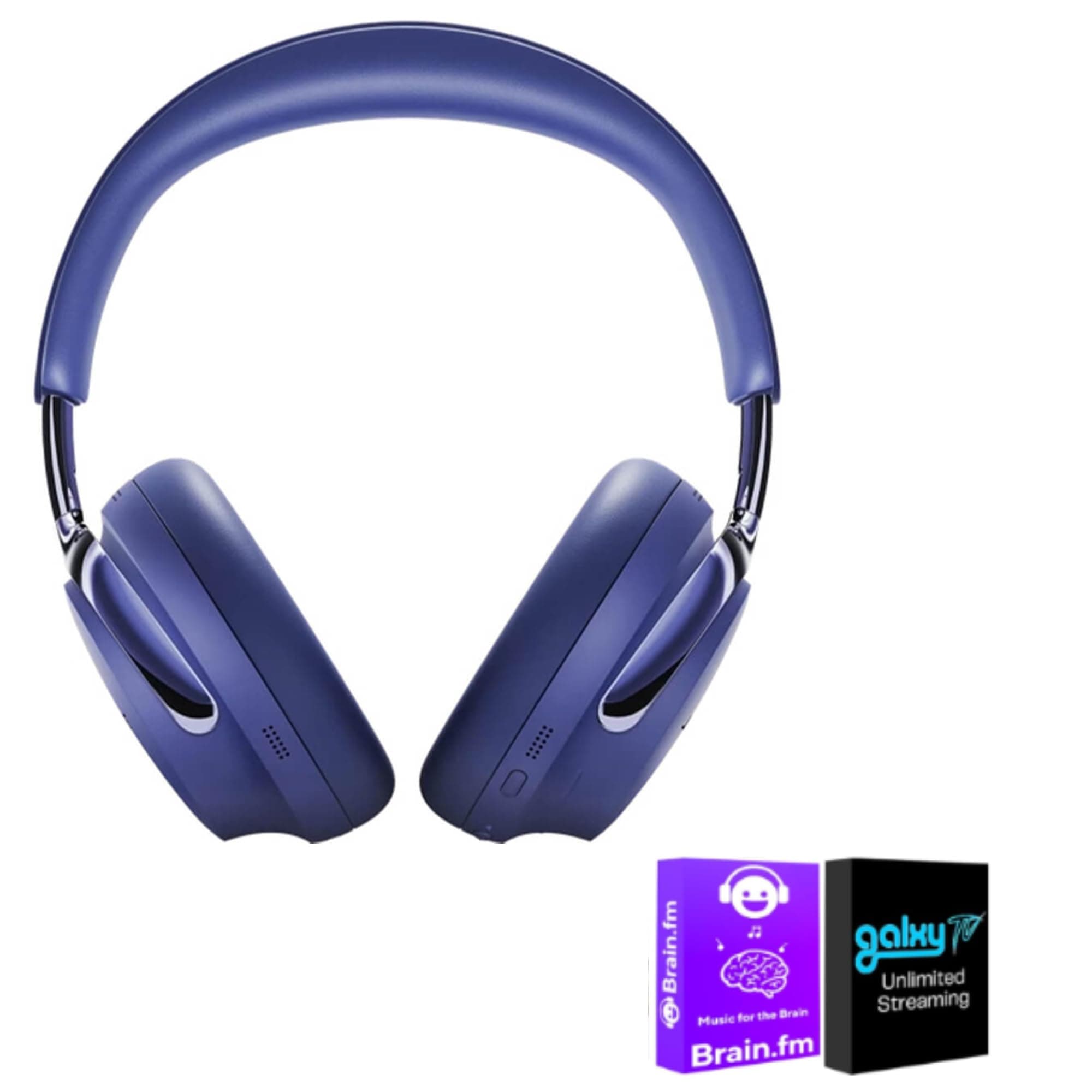 Bose QuietComfort Ultra Headphones 2nd Gen Midnight Violet White Smoke with AUDIOTRENDS Bundle Wireless Bluetooth Noise Cancelling Over Ear Headphones Immersive Audio