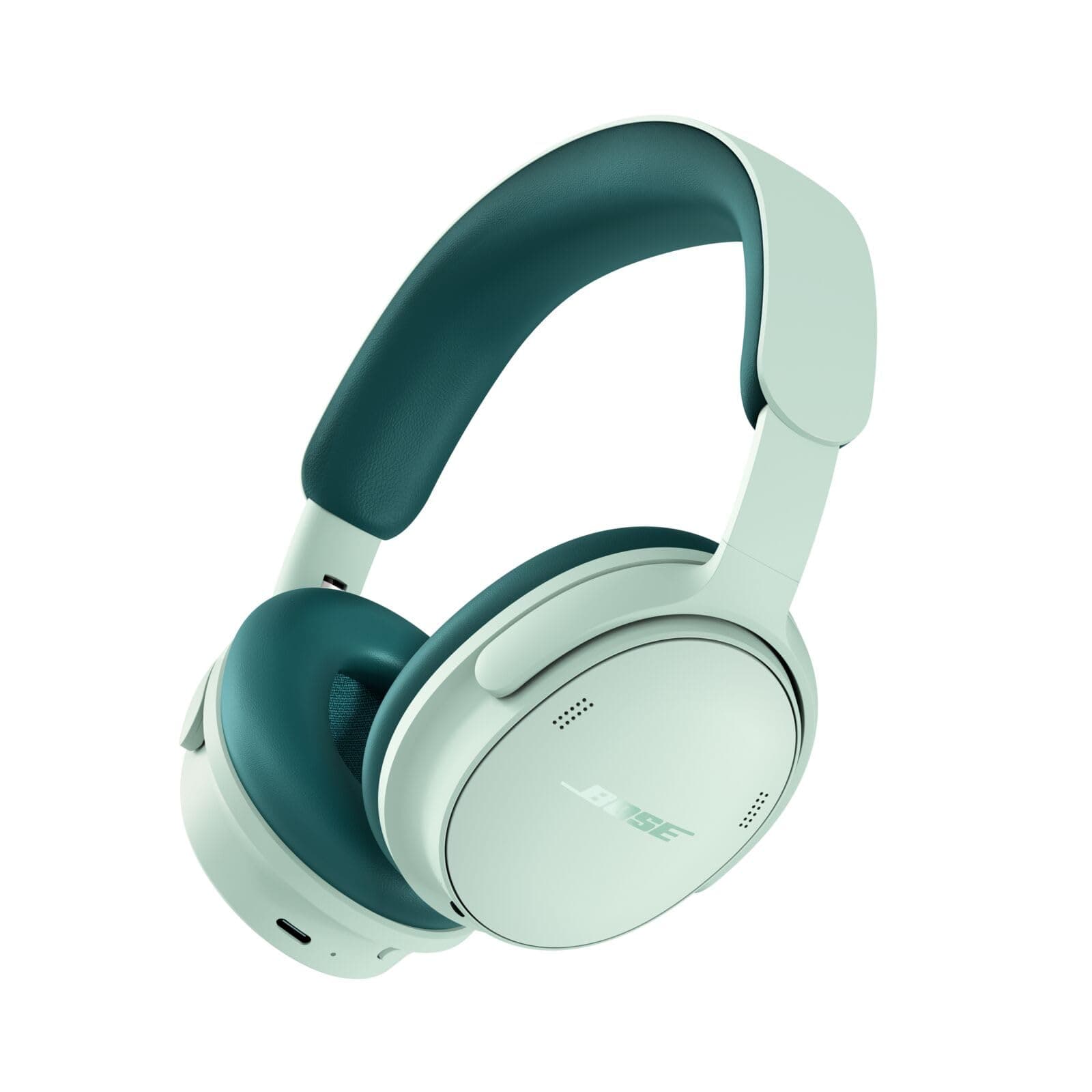 Bose QuietComfort Headphones (2nd Gen) - Wireless Headphones, Active Over Ear Noise Cancelling and Mic, Immersive Audio, USB-C Charging and Lossless Audio, Up to 24 Hours of Play time, Dewdrop Mint