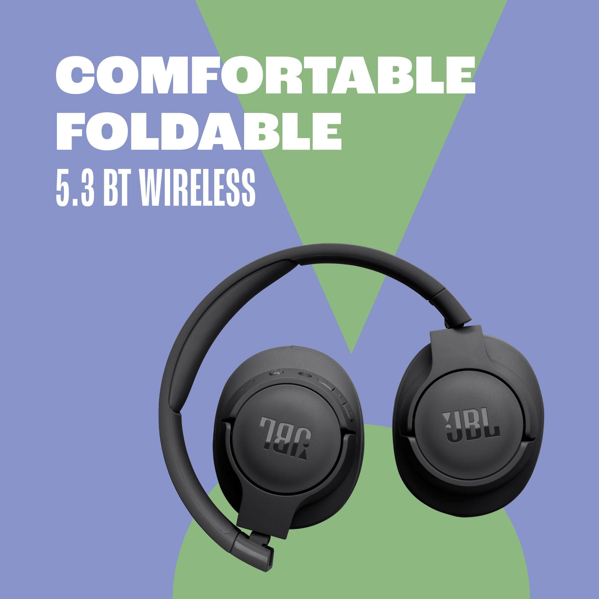 JBL Tune 720BT - Wireless Over-Ear Headphones - Blue, view 4
