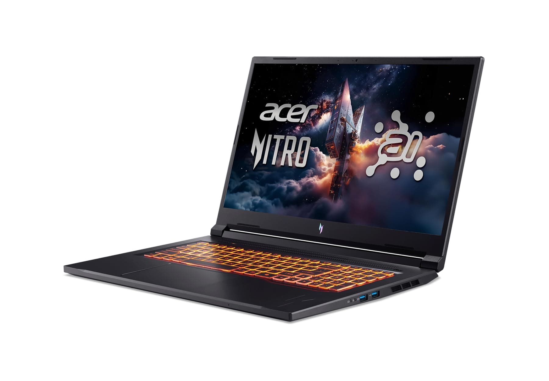 Acer Nitro V 17.3in Gaming Laptop ANV17-41-R8ML 16GB RAM 512GB SSD, view 3
