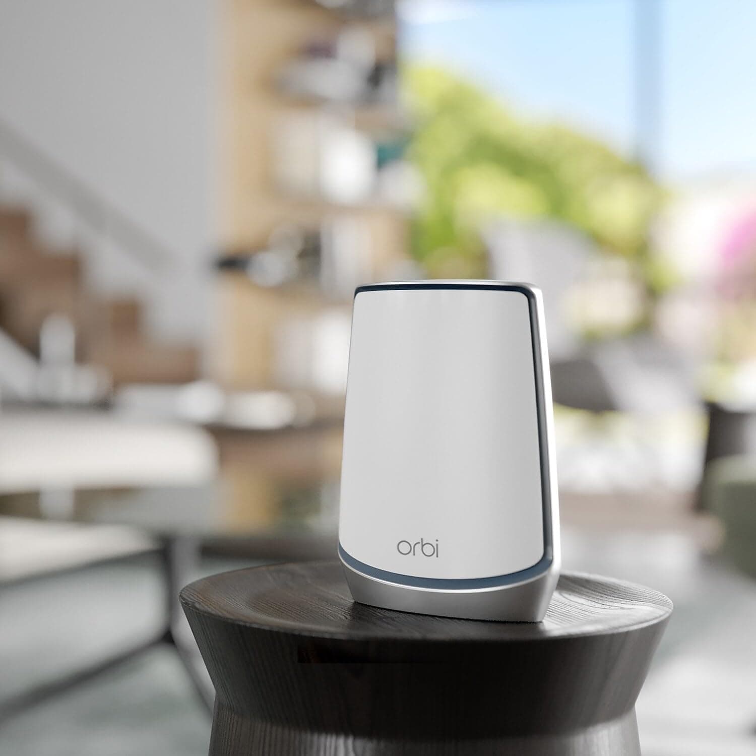 NETGEAR Orbi Whole Home Tri-Band WiFi 6 Mesh Network System (RBK852) – Router with 1 Satellite Extender -Security Features - Coverage Up to 5,000 sq. ft., 100 Devices - AX6000 (Up to 6Gbps), view 2