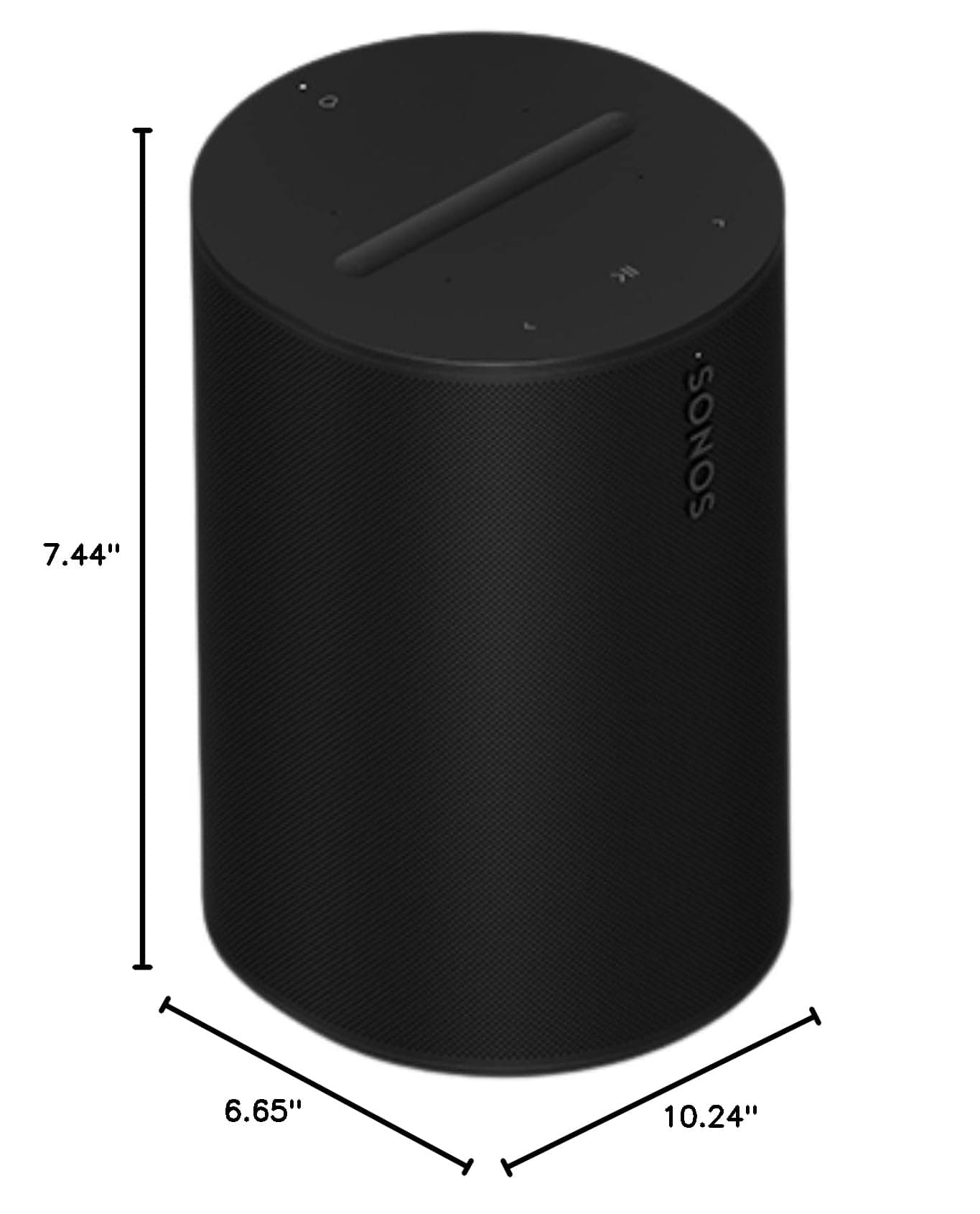 Sonos Era 100 - Black - Wireless, Alexa Enabled Smart Speaker, view 8