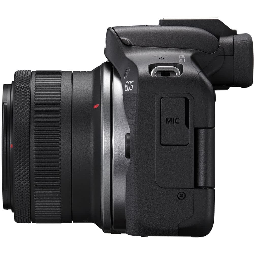 Canon EOS R50 Mirrorless Camera with 18-45mm Lens (5811C012) Bundle, view 4