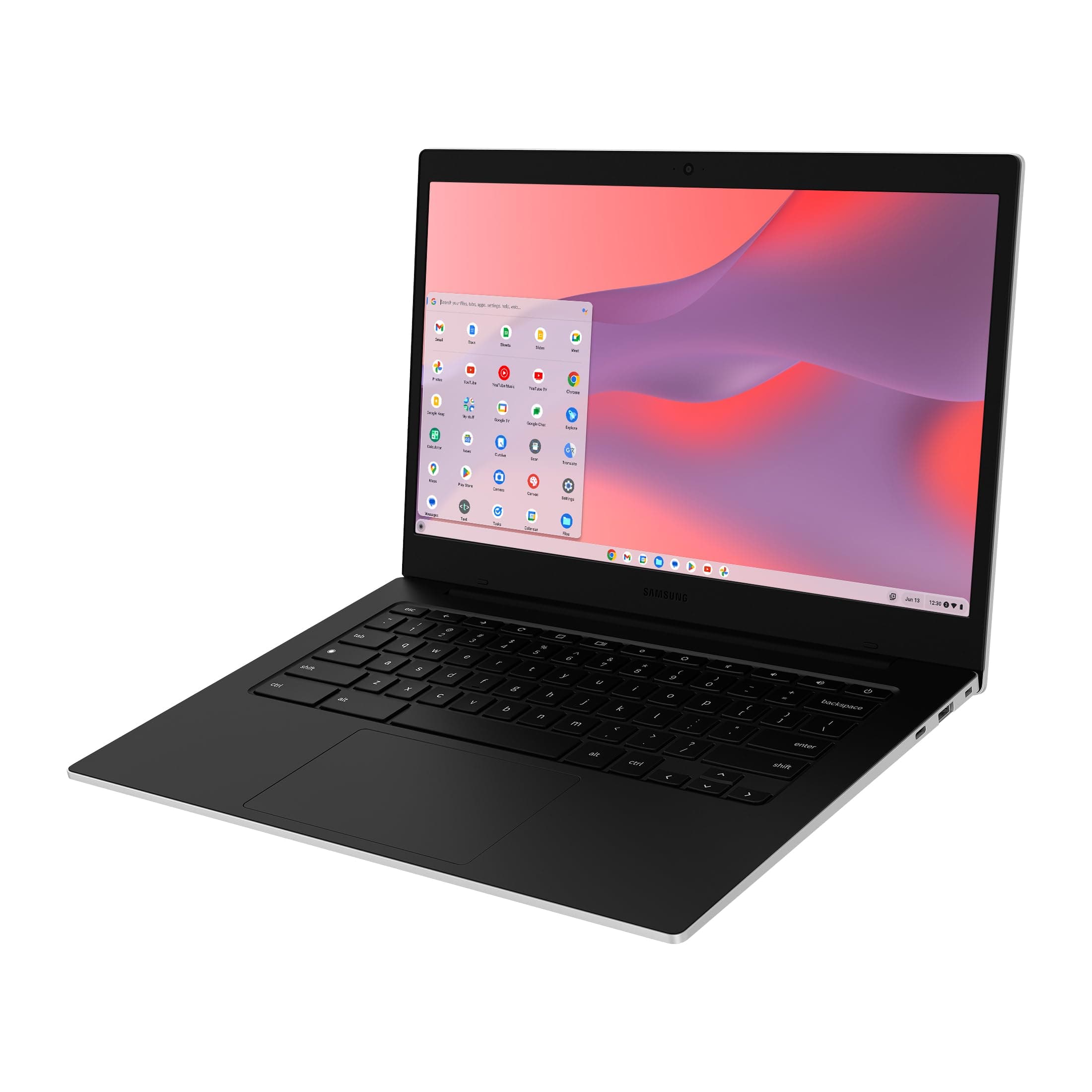 Samsung 14" Galaxy Chromebook Go Laptop PC Computer, Intel Celeron N4500 Processor, 4GB RAM, 64GB Storage, ChromeOS, XE340XDA-KA2US, Student Laptop, Silver, view 8