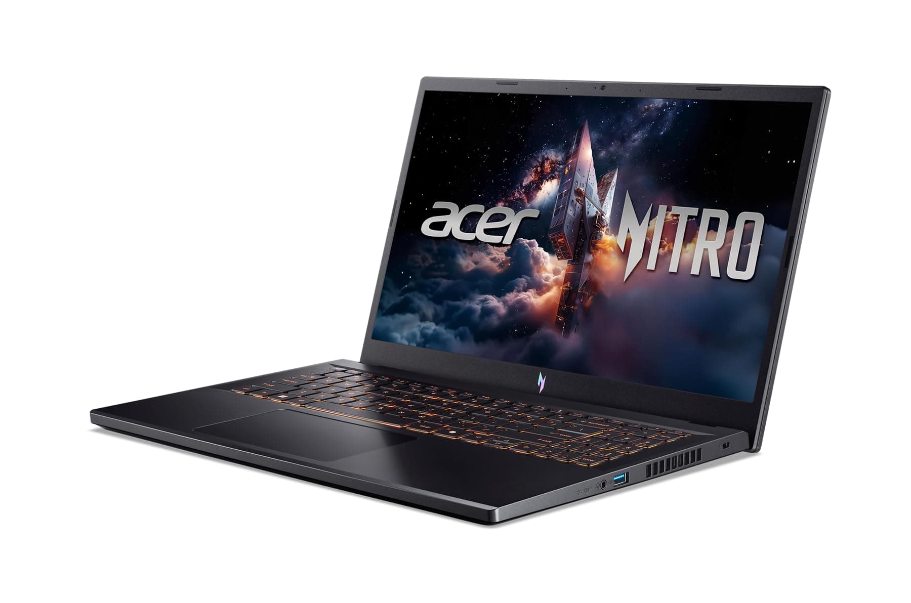 Acer Nitro V 15.6in Gaming Laptop ANV15-52-73D8 Black, view 3