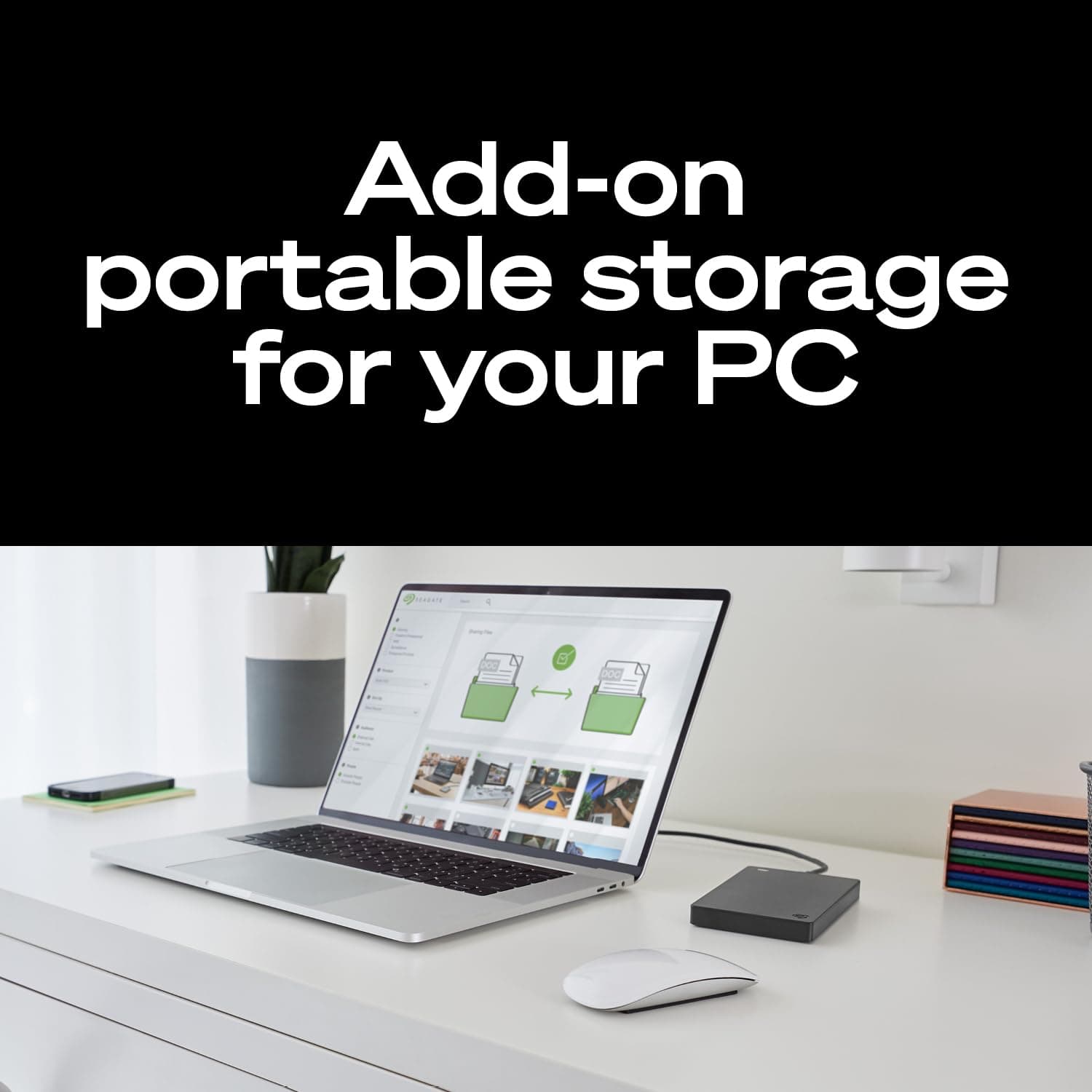 Seagate 2TB Portable Hard Drive | USB 3.0 (STGX2000400), view 3