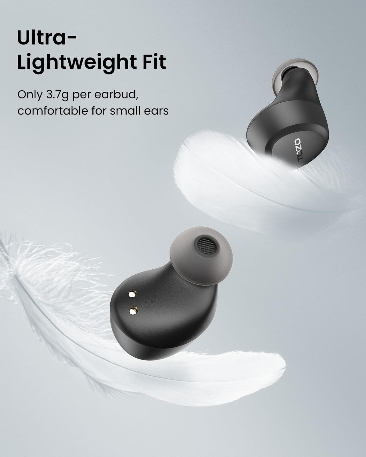 TOZO A1 Wireless Earbuds Bluetooth 5.3 Light Weight in Ear Headphones, view 7