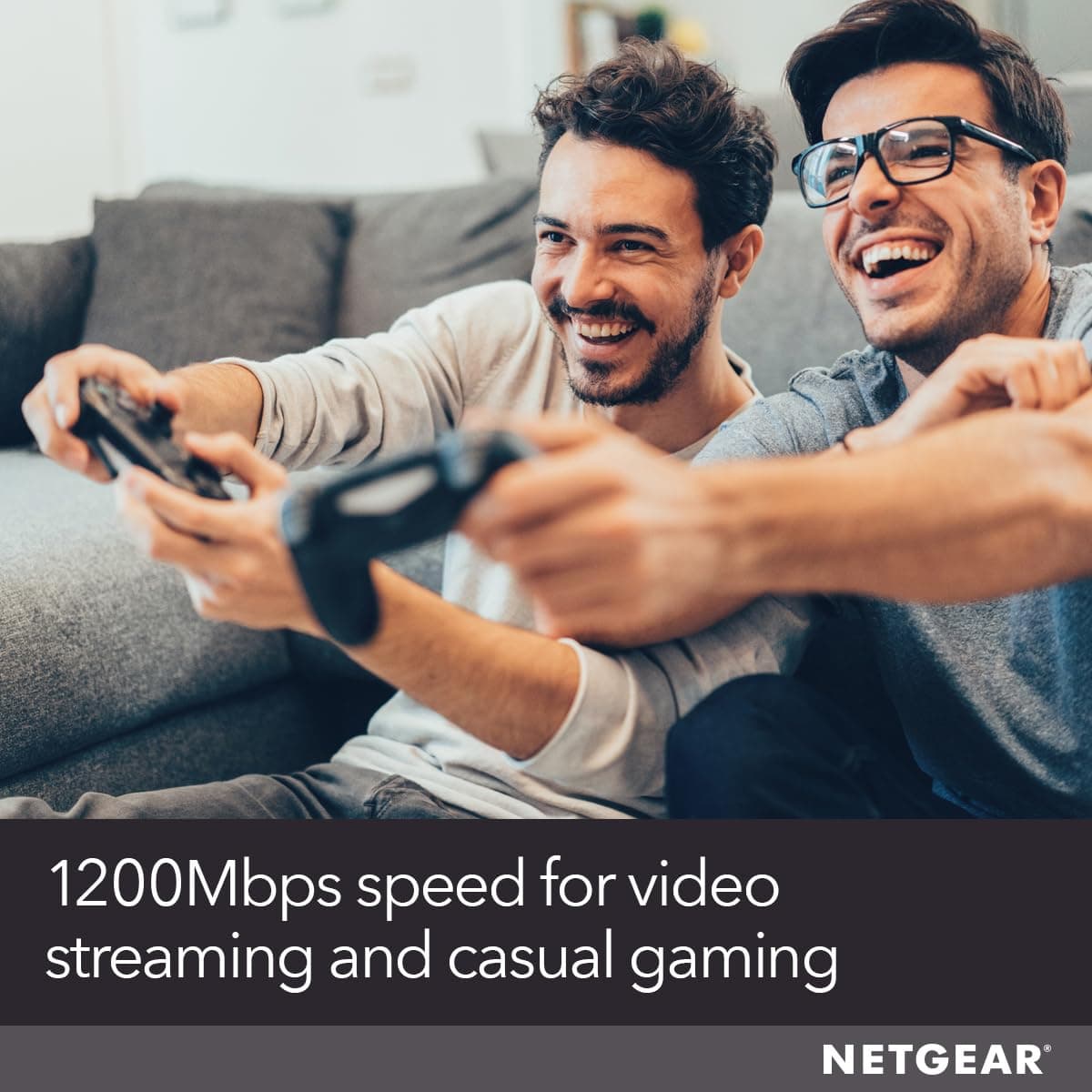 NETGEAR WiFi Range Extender (EX6120) - Add up to 1,500 sq. ft., 25 Devices - AC1200 Dual Band Wireless Signal Extender (Up to 1.2 Gbps Speed), Compact Wall Plug Design – Free Expert Help, view 3