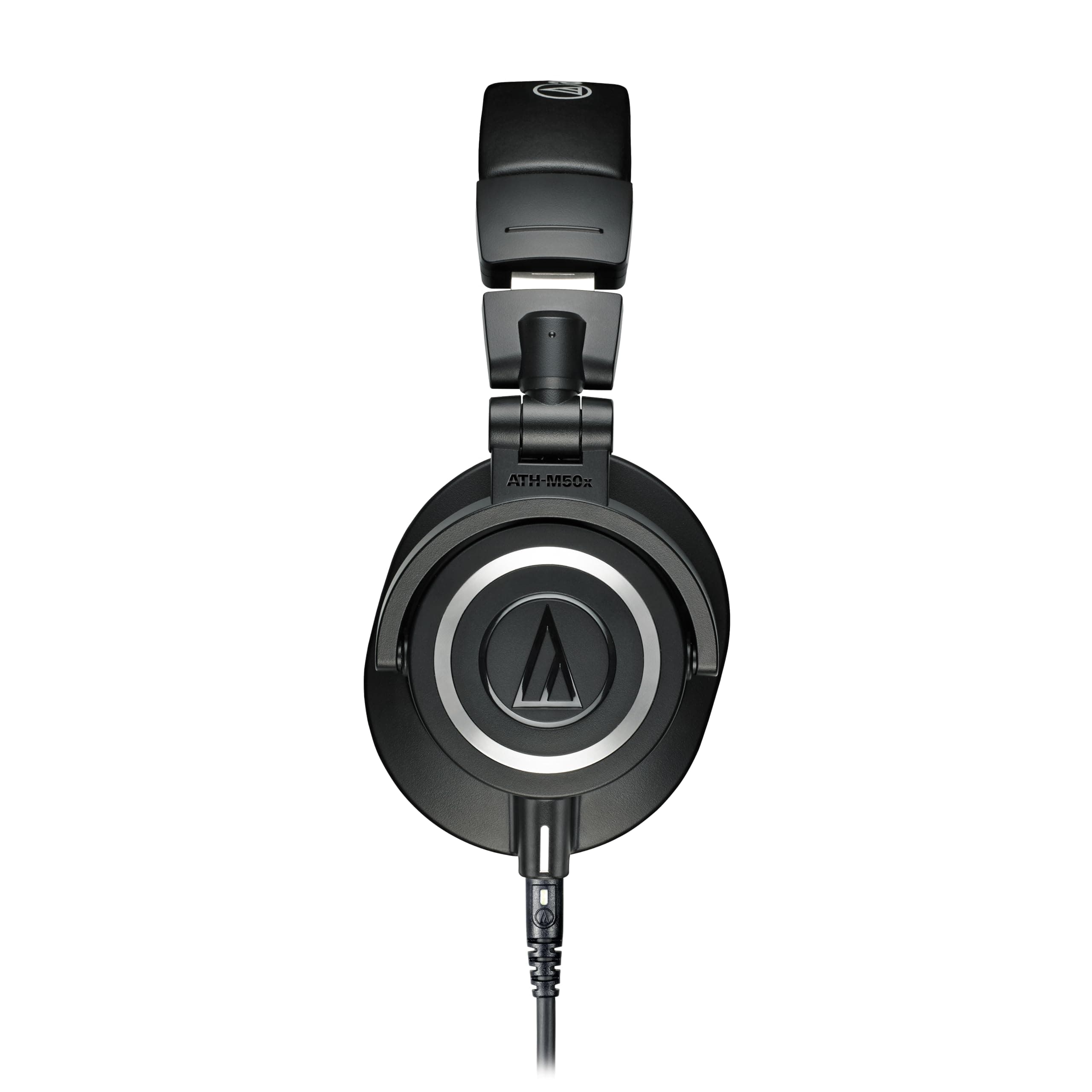 Audio-Technica ATH-M50X Professional Studio Monitor Headphones, Black, Professional Grade, Critically Acclaimed, with Detachable Cable, view 2
