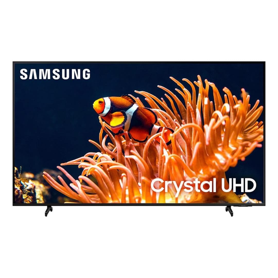 Samsung 85-Inch Class 4K Crystal UHD DU8000 Series HDR Smart TV w/Object Tracking Sound Lite, Motion Xcelerator 120Hz, Ultra Slim Design, Gaming Hub, Alexa Built-in (UN85DU8000, 2024 Model)