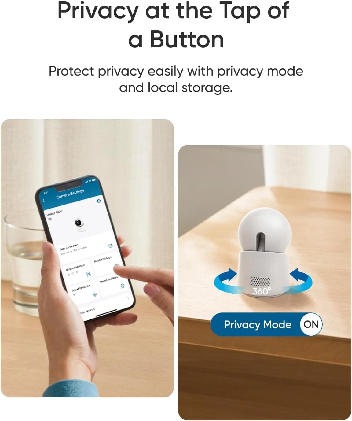 eufy Security 4K Indoor Camera E30, No Subscription, Work as Pet Camera, view 6