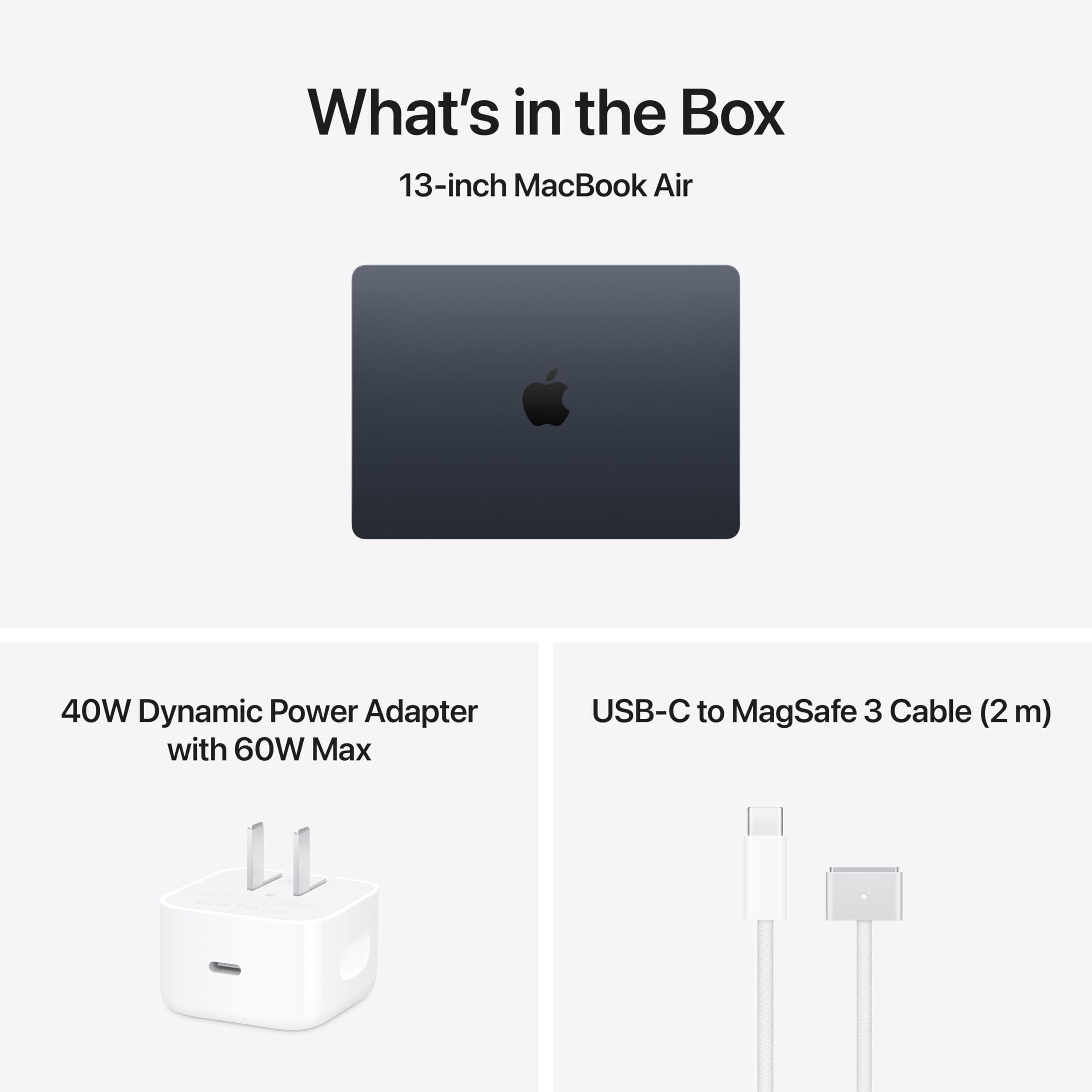 Apple 2026 MacBook Air 13-inch Laptop with M5 chip: Built for AI, 13.6-inch Liquid Retina Display, 16GB Unified Memory, 512GB SSD, 12MP Center Stage Camera, Touch ID, Wi-Fi 7; Midnight, view 9